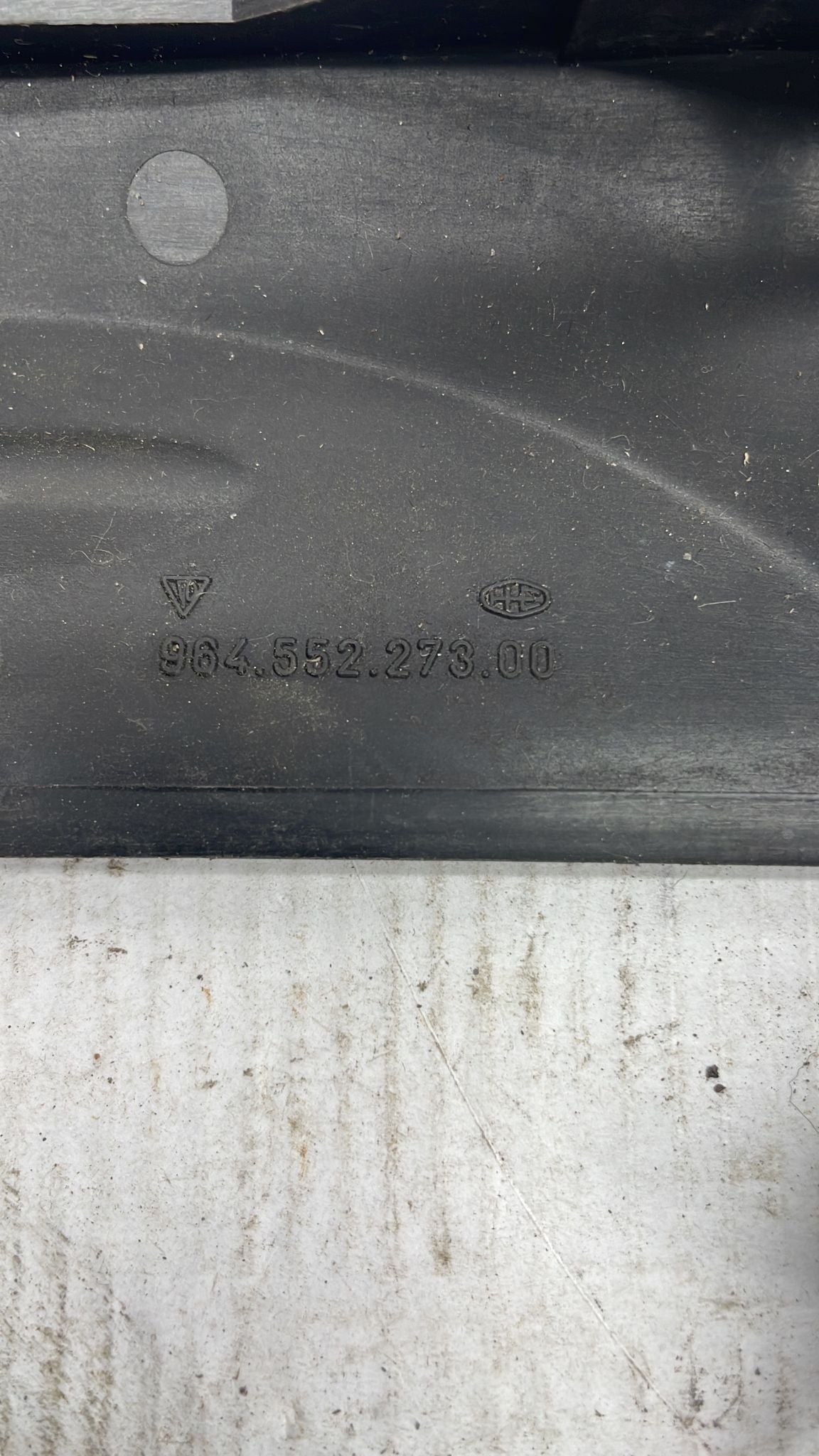 Porsche 964 Upper Steering Column Switch Cover, used 964 552 273 00