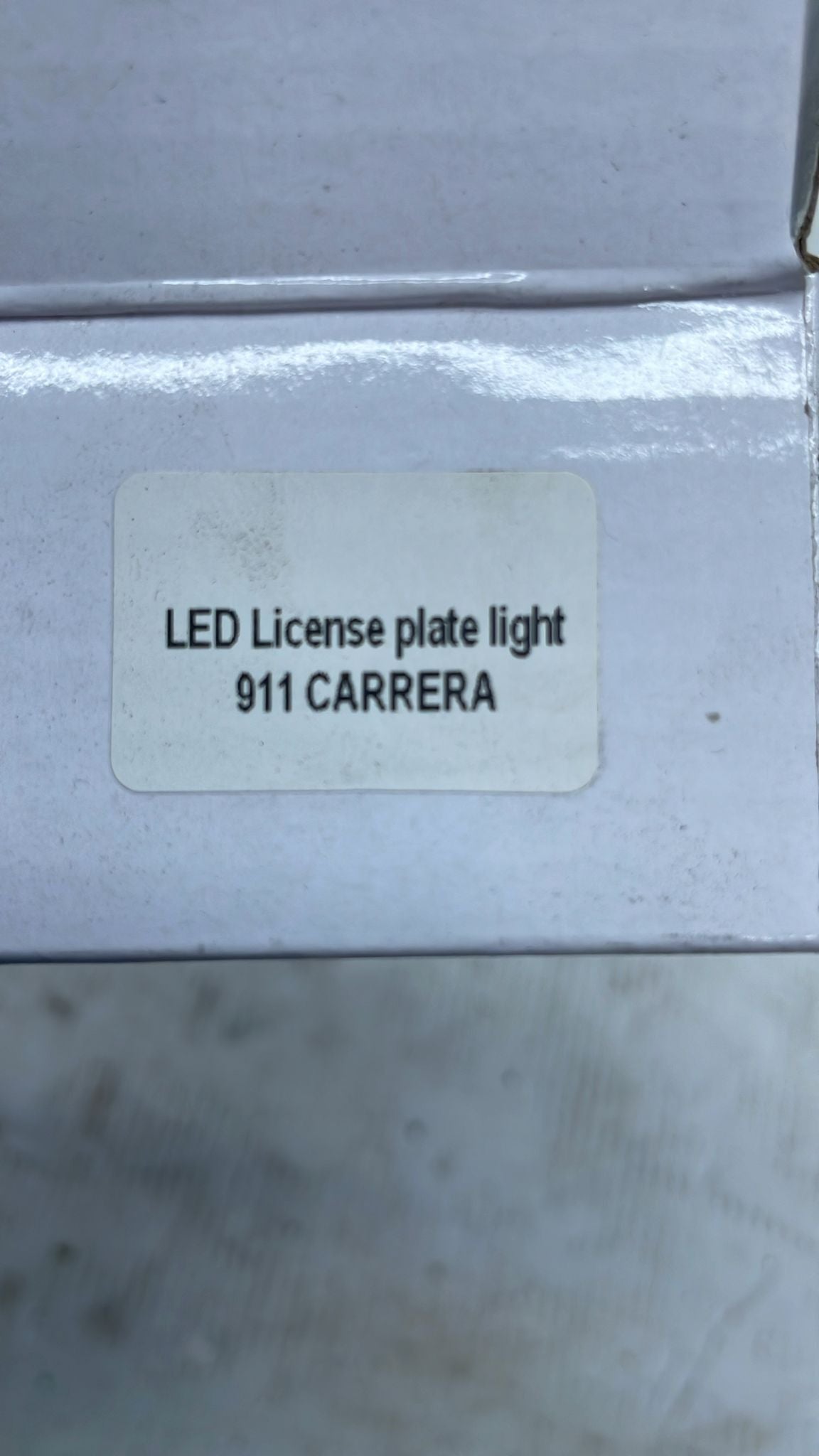 pair of Porsche 911 996 / 986 (1997-2004) LED license plate light, new, aftermarket 96463162002