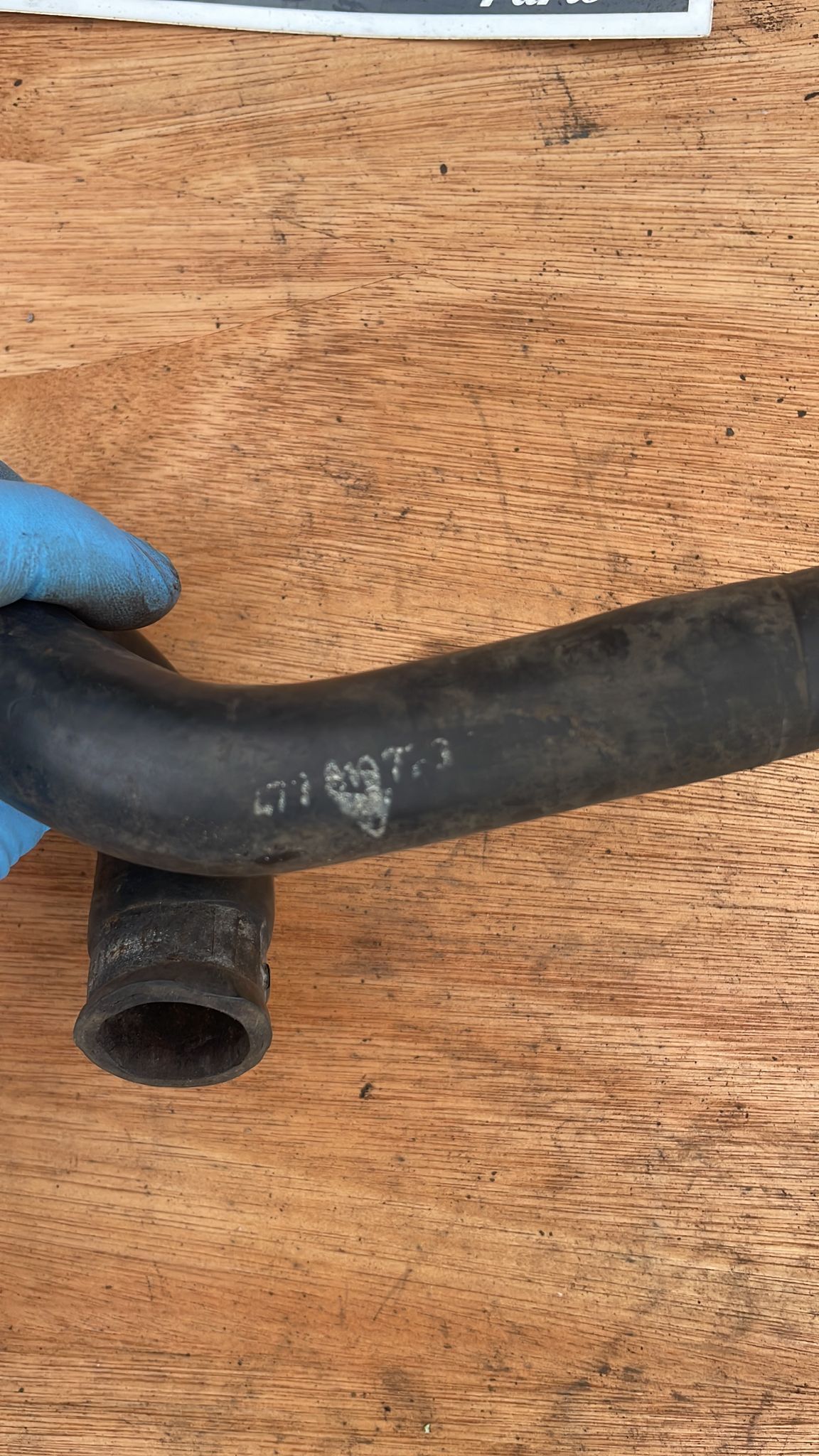 Porsche 924 Heizungsschlauch 477 819 723 A / 477819723A, gebraucht