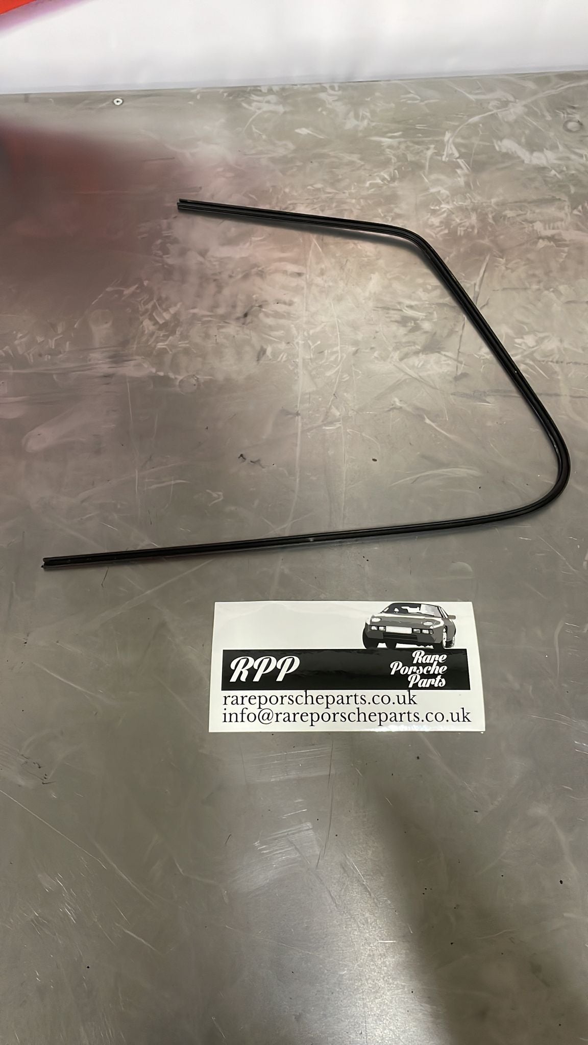 Porsche 944 924 rear right quarter window aluminium trim, 477853366A used
