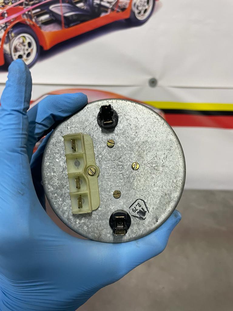 Porsche 924 Turbo Green VDO REV Counter / Tachometer gauge, used 477919205D