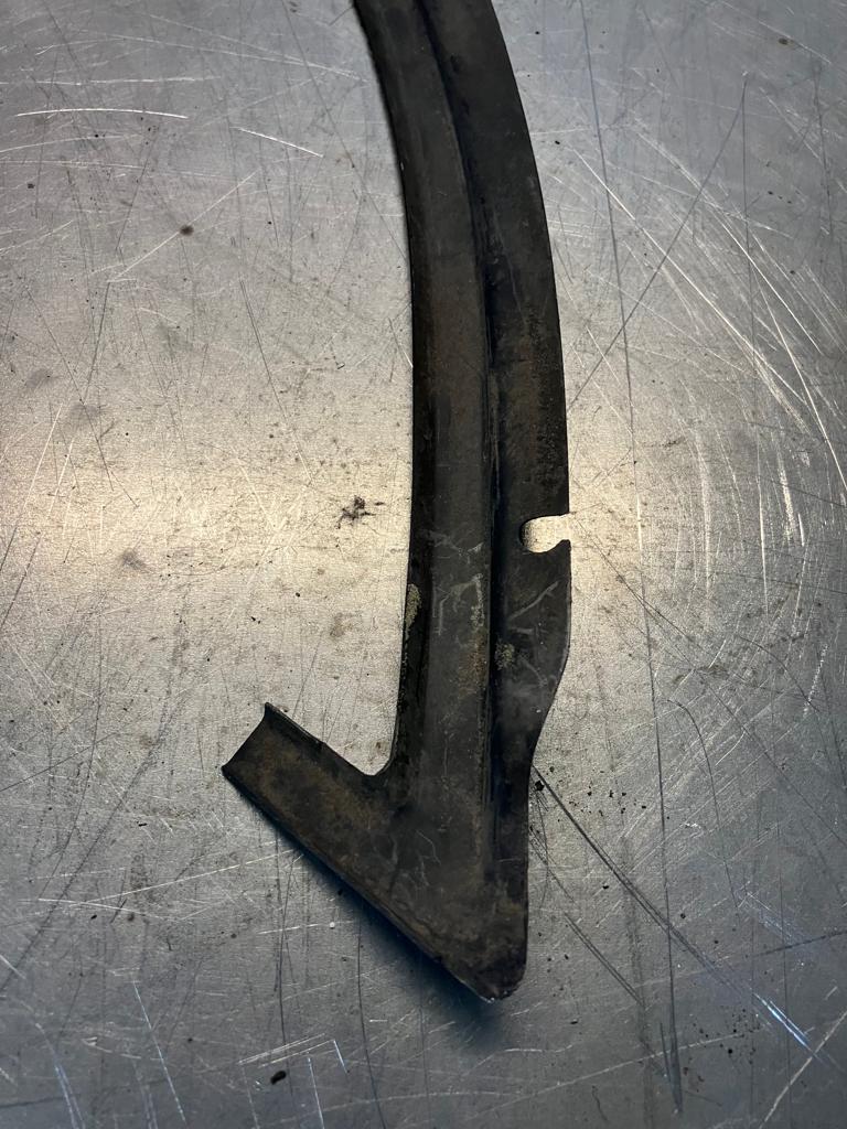 Porsche 928 S left rear spoiler trim, 92854343703, used