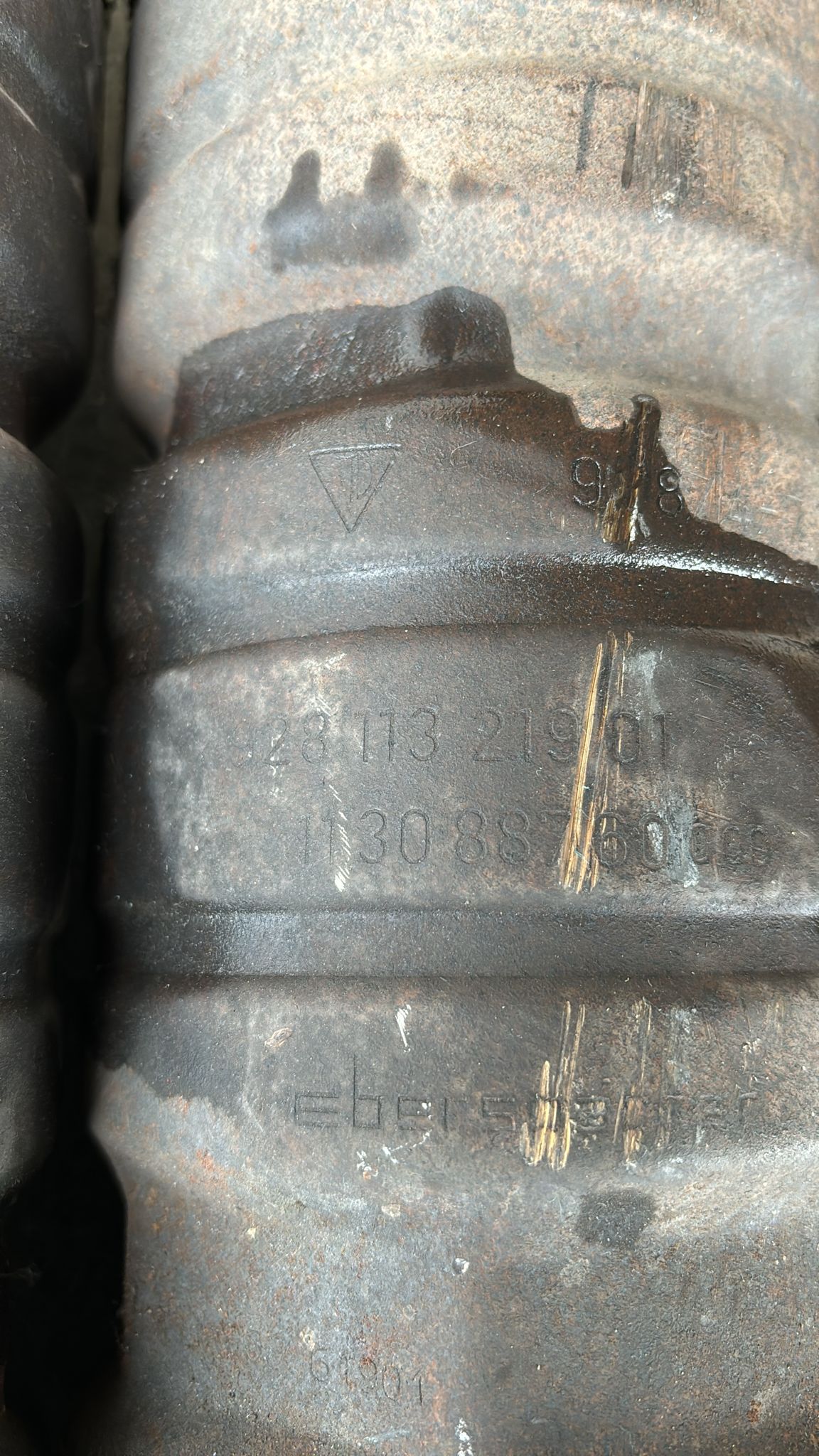 Porsche 928 S4 exhaust catalytic converter 92811321901, used, please study photos