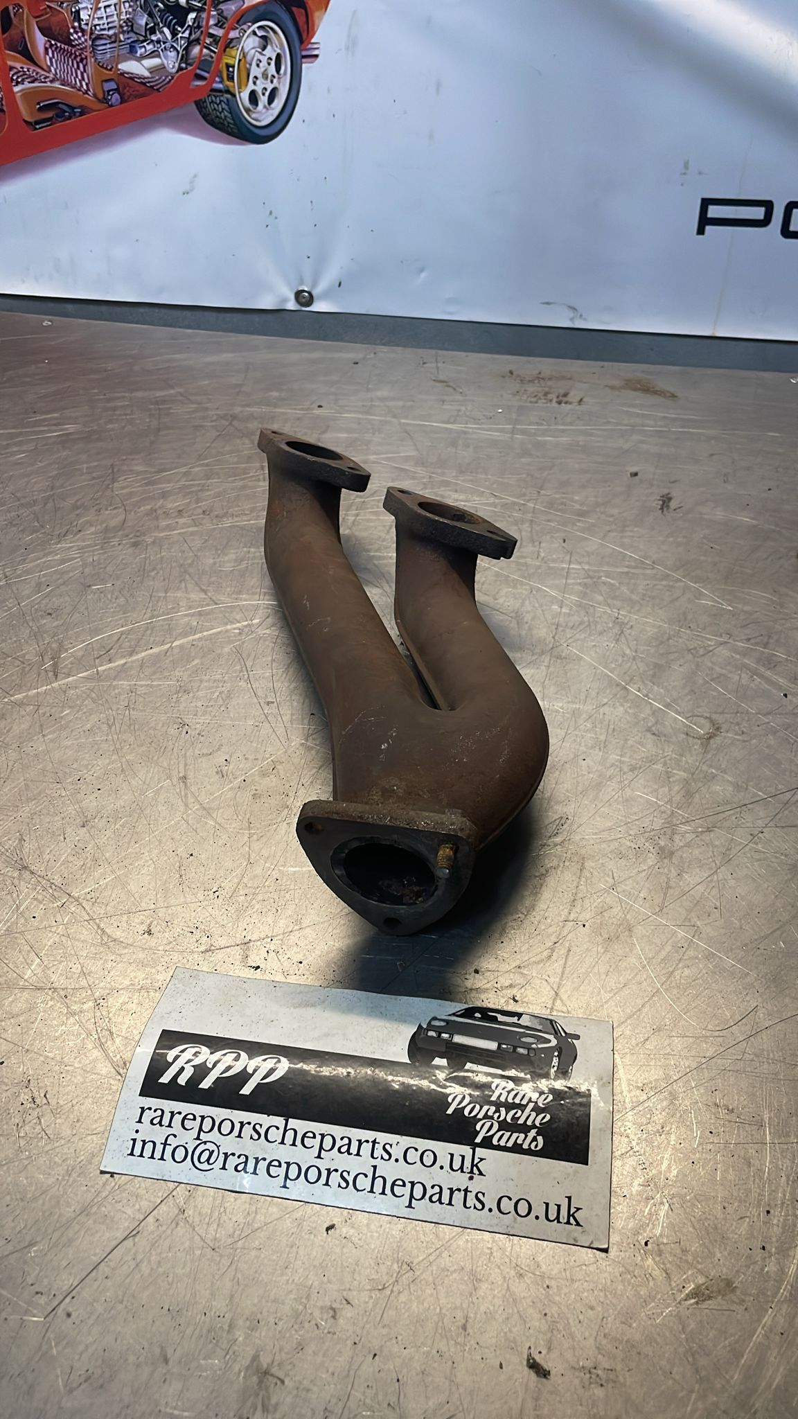 Porsche 944 Exhaust Manifold Inner Cast iron, used, 9441111332R