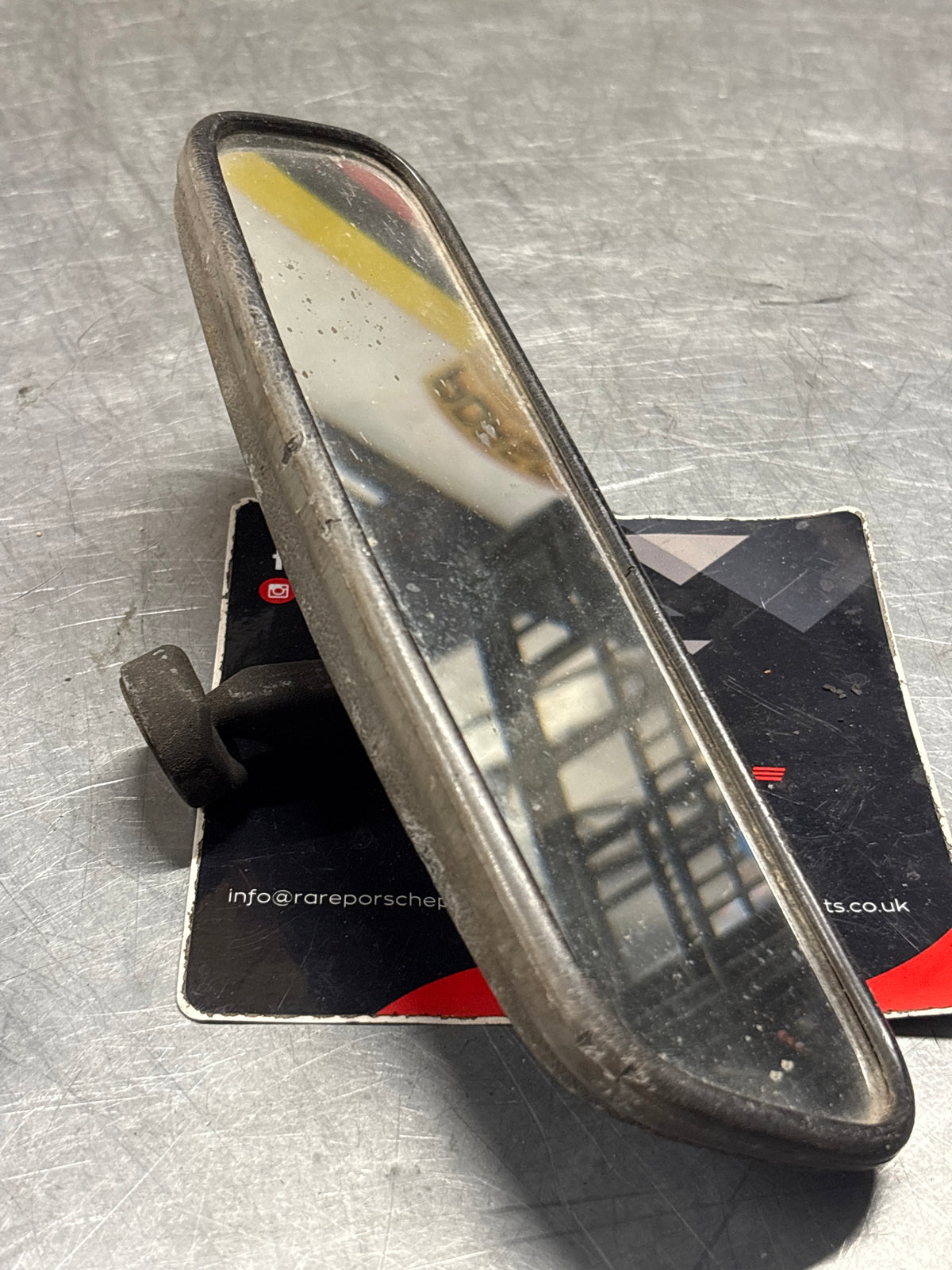 Porsche 924 944 rear view mirror used, for spares or repair 477857511