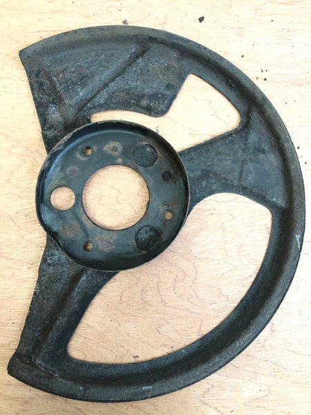 Porsche 944 S2 front disc backing dust plate 95135108504