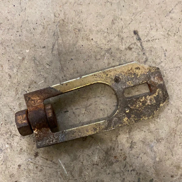 Porsche 924 944 hand brake turn buckle / cable bracket / adjuster 477711973 used