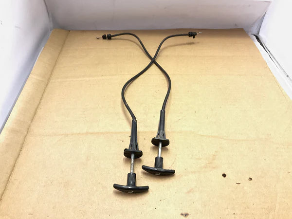 Porsche 944 S2 cabriolet used rear seat release cables RH & LH