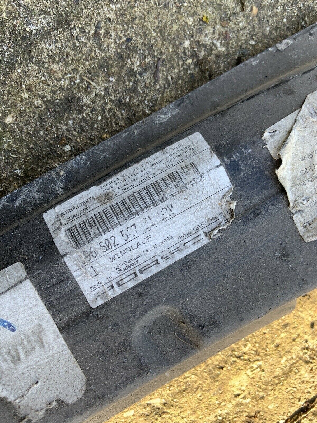 Porsche 996 Front Windscreen Wiper Cowl Panel 99650252701