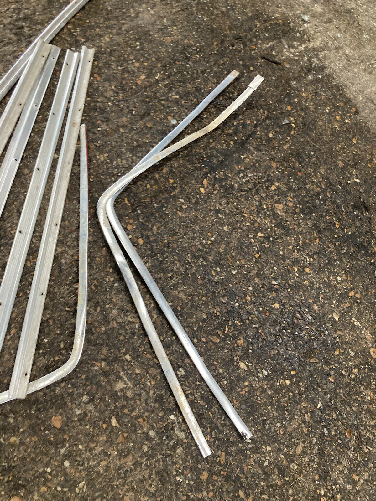 Job Lot Of Porsche 914 Chrome Mouldings