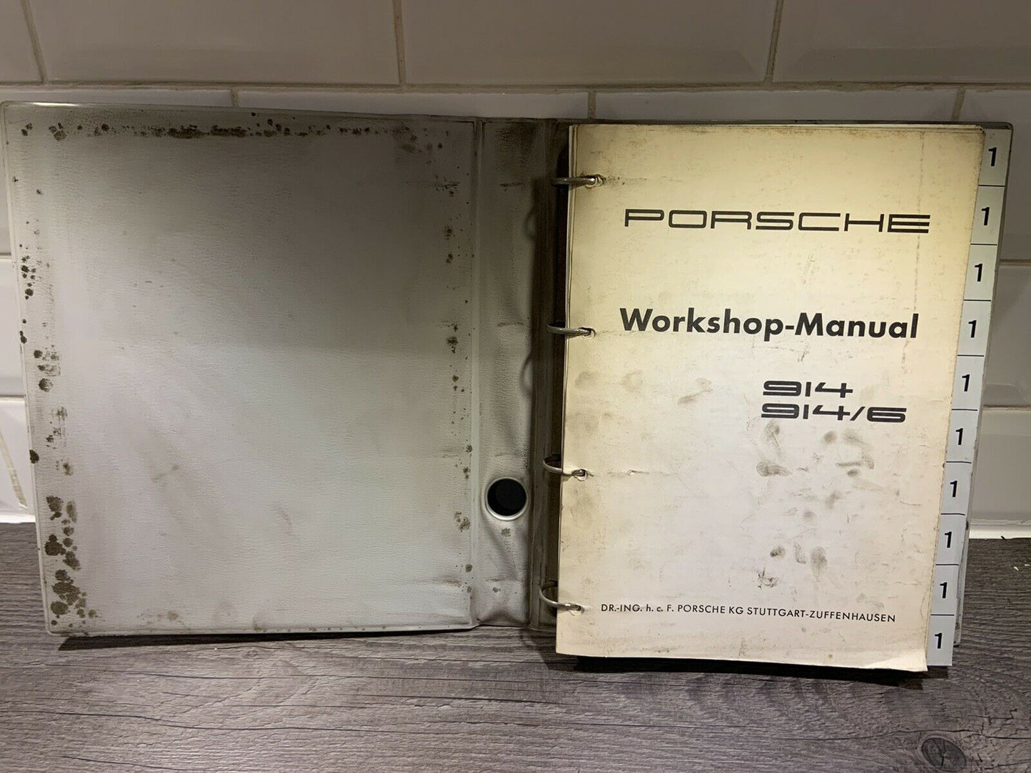 Porsche 914 914/6 Factory Service Manual Vol 1, Engine And Clutch