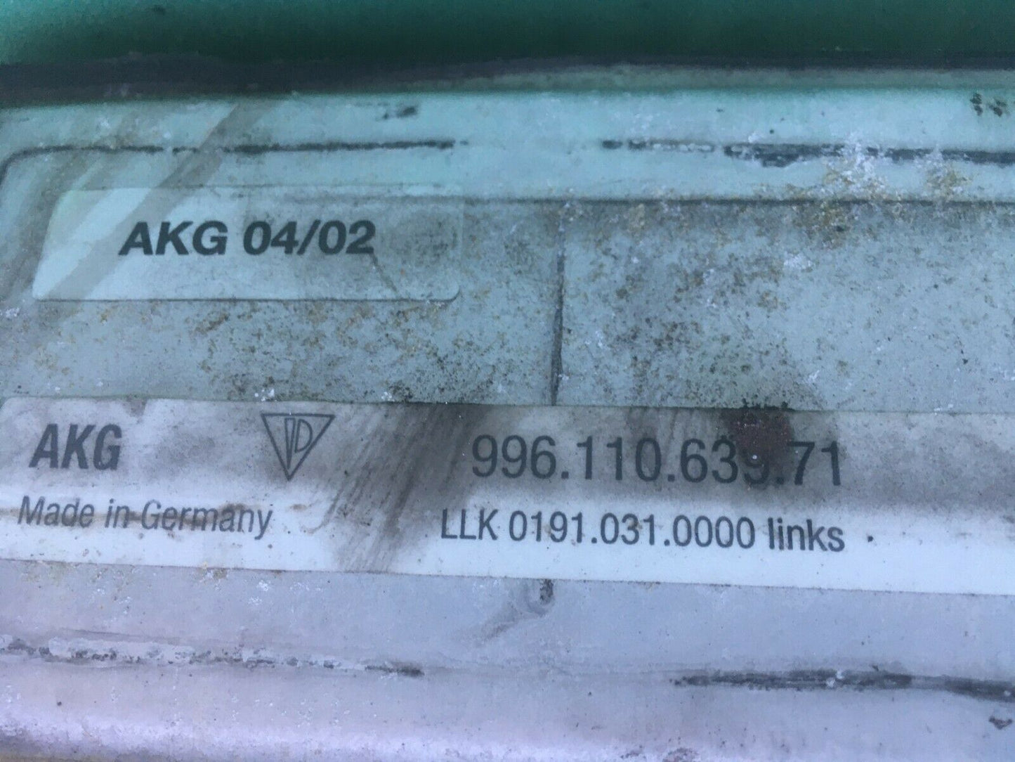 Porsche 911 996 99611063971, Left Intercooler