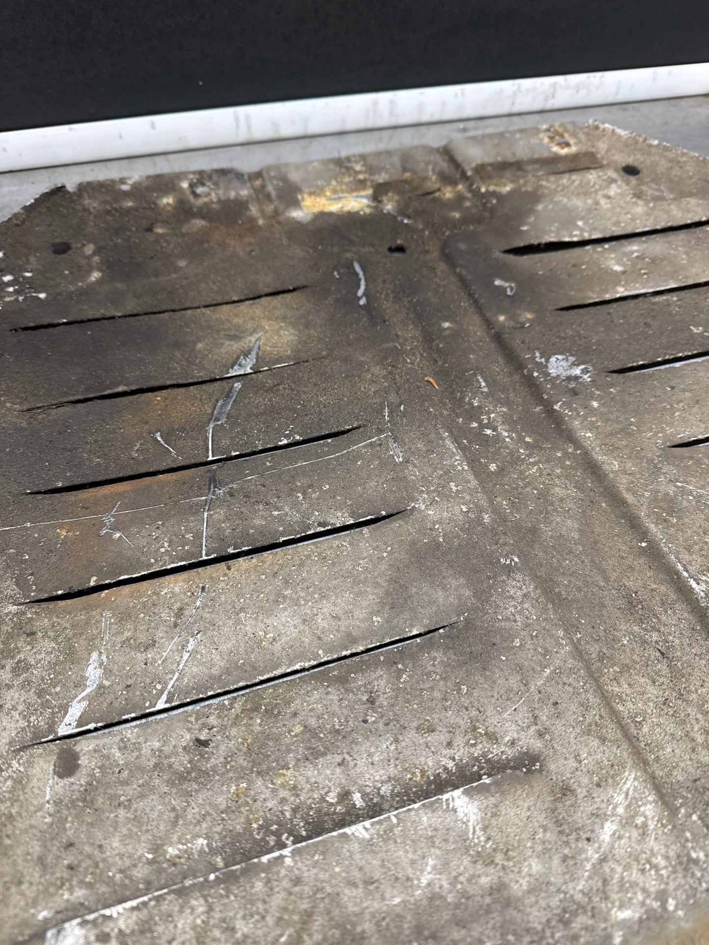 Porsche 944 engine tray / belly pan / undertray used. Aluminium. 94434116103