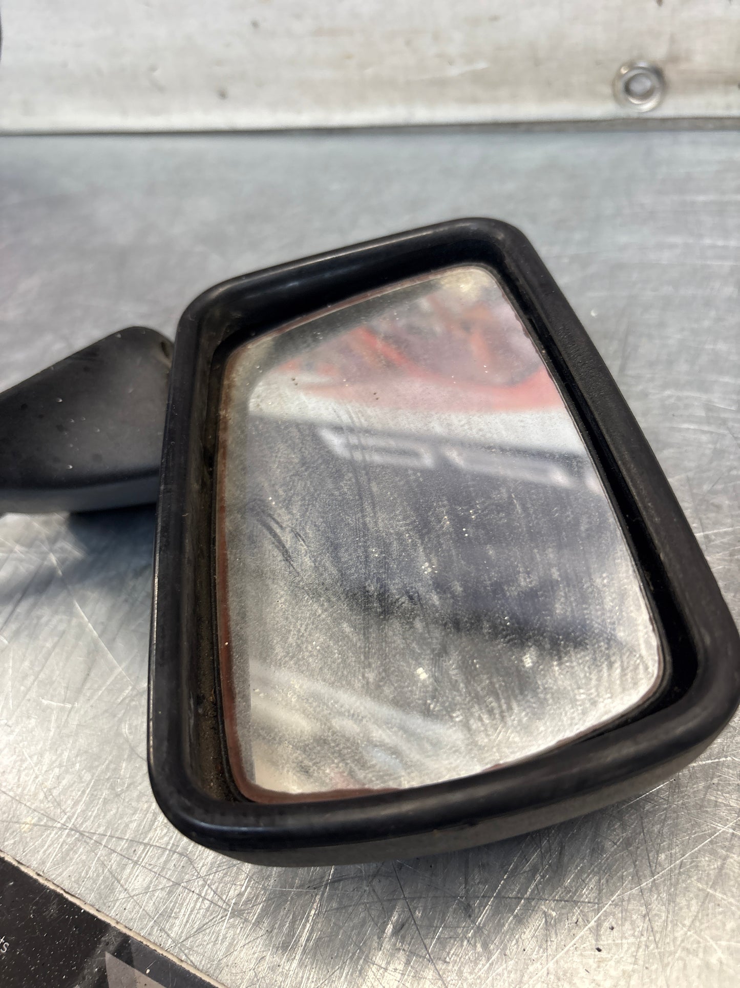 Porsche 924 early right side mirror, for spares or repair