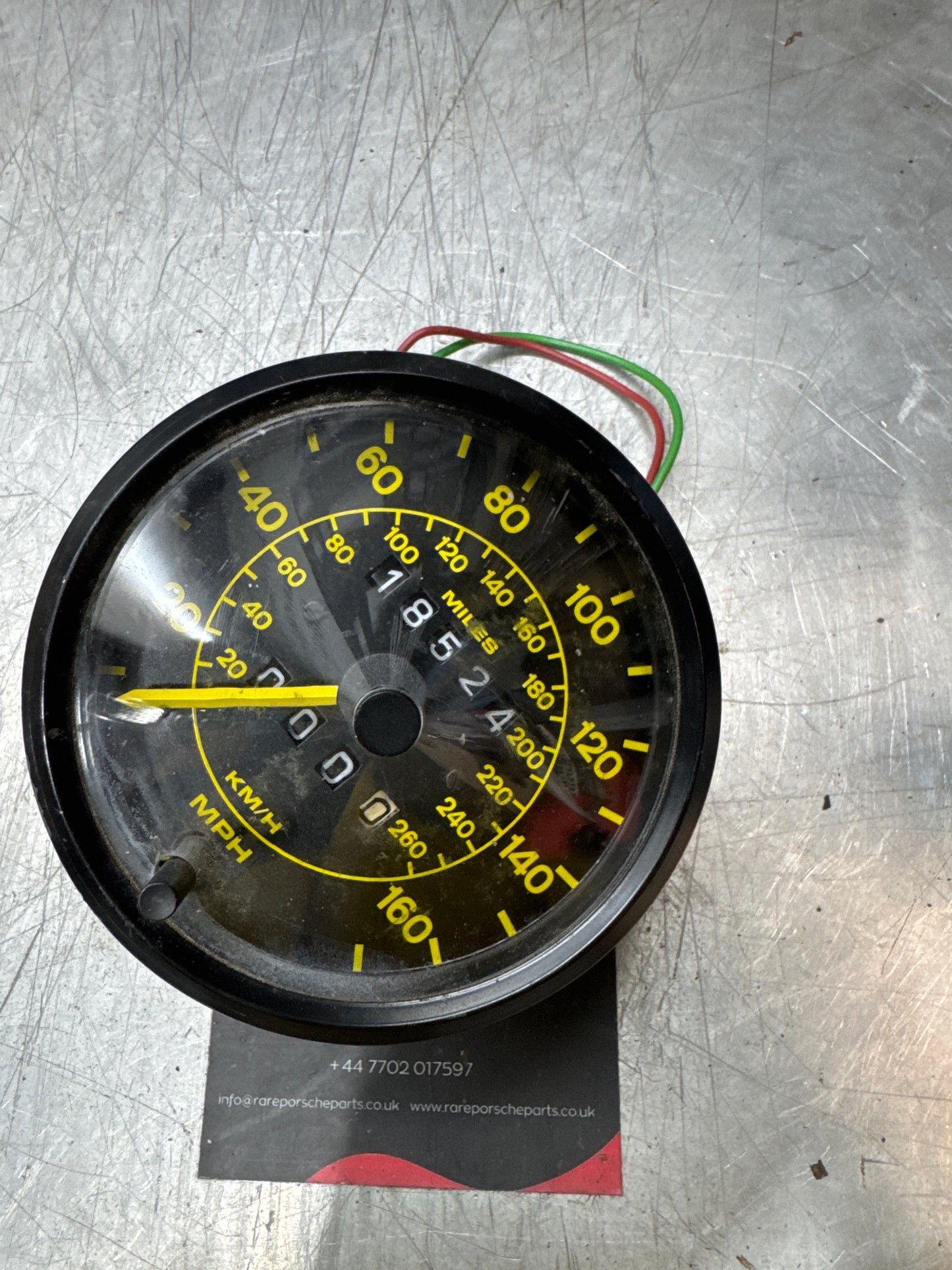 Porsche 944 speedometer showing 18524 miles 94464103600 spares or repair