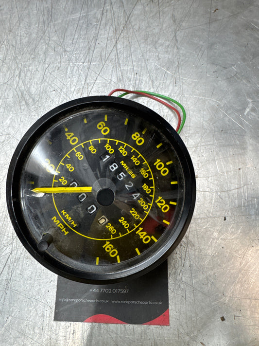 Porsche 944 speedometer showing 18524 miles 94464103600 spares or repair