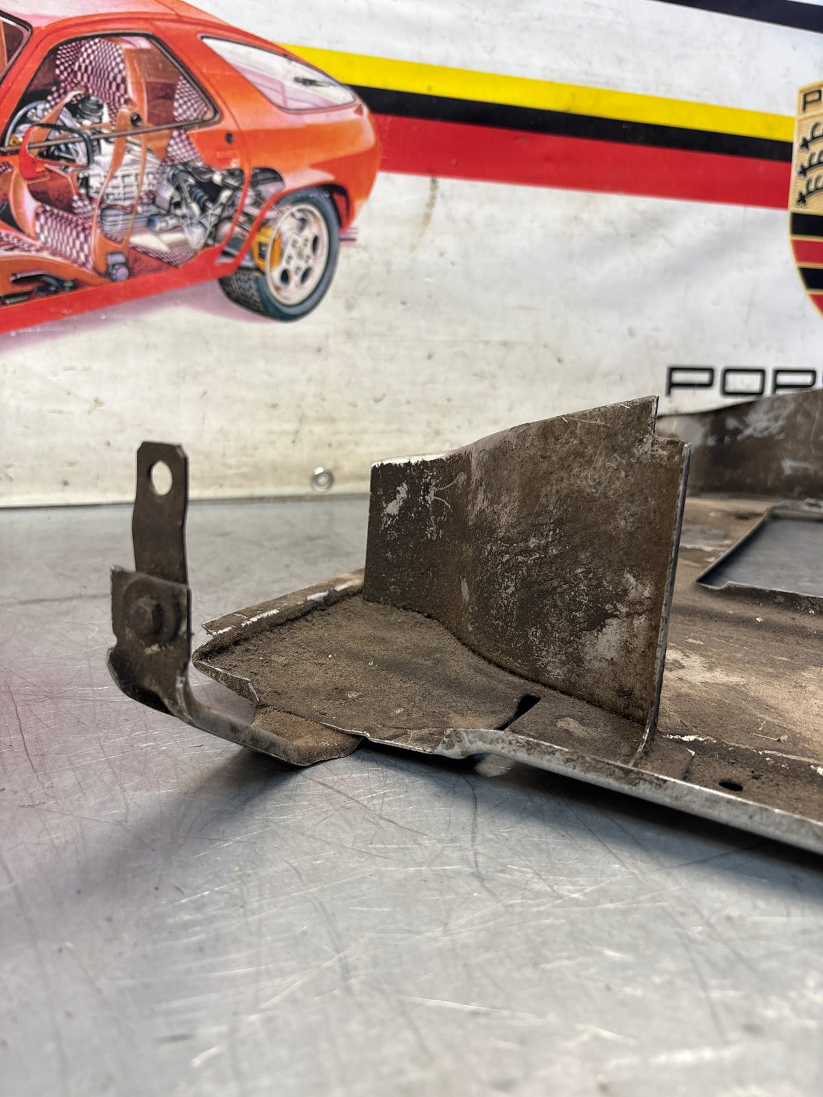 Porsche 944 S2, Turbo 968 undertray, protective plate, used 95150406900