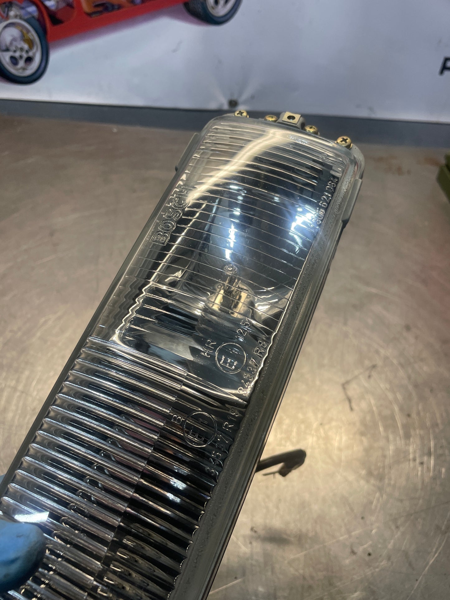 Porsche 928 S4 GT GTS additional headlight, driving light, right, 92863145000 used, Bosch