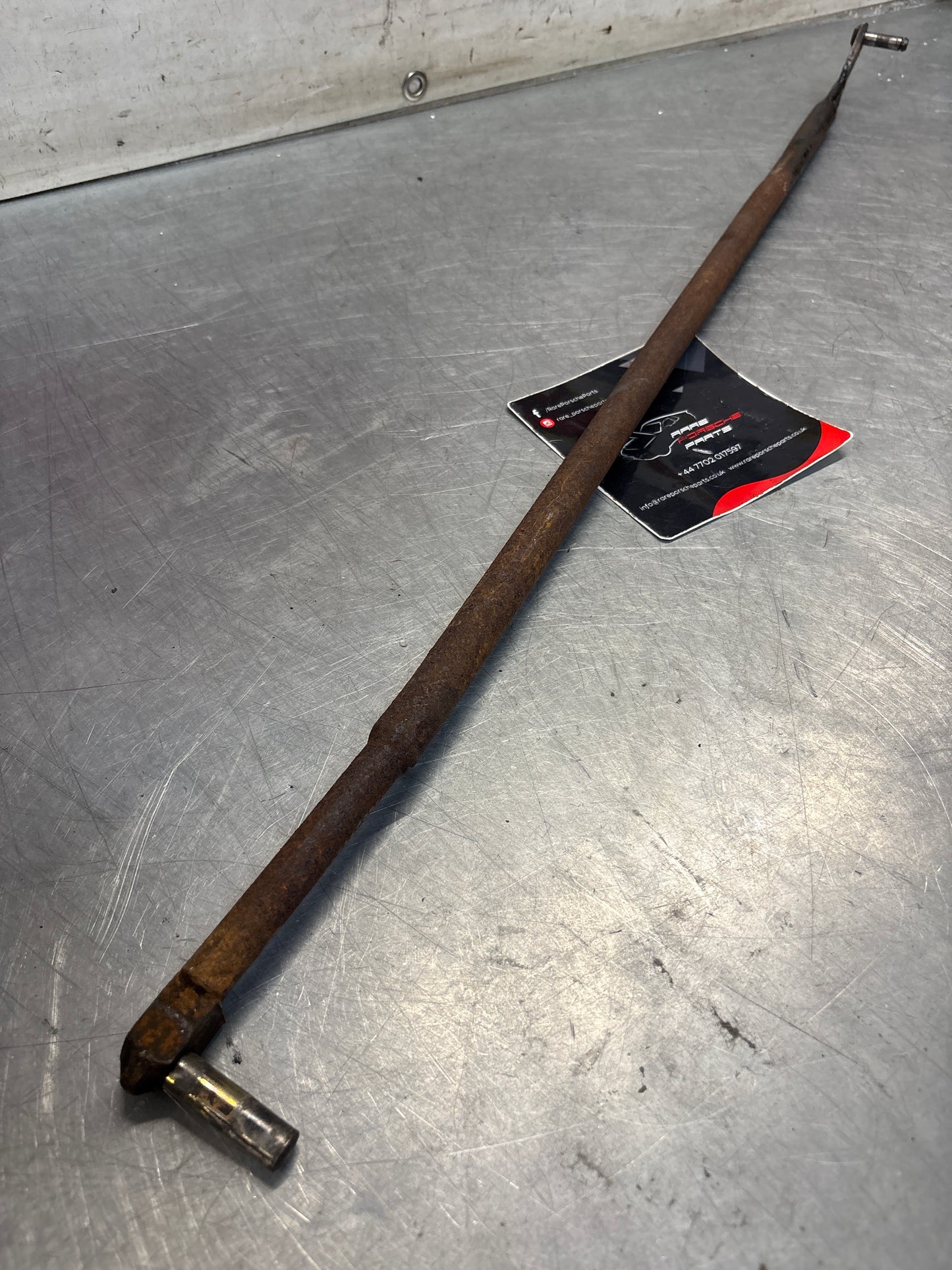 Porsche 924 dog leg gear shaft rod, used 477711106