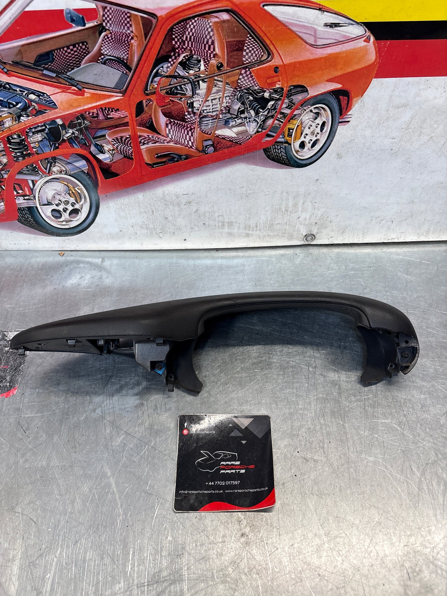 Porsche Boxster 986 dashboard cluster trim,black used 98655205500 / 98655205501