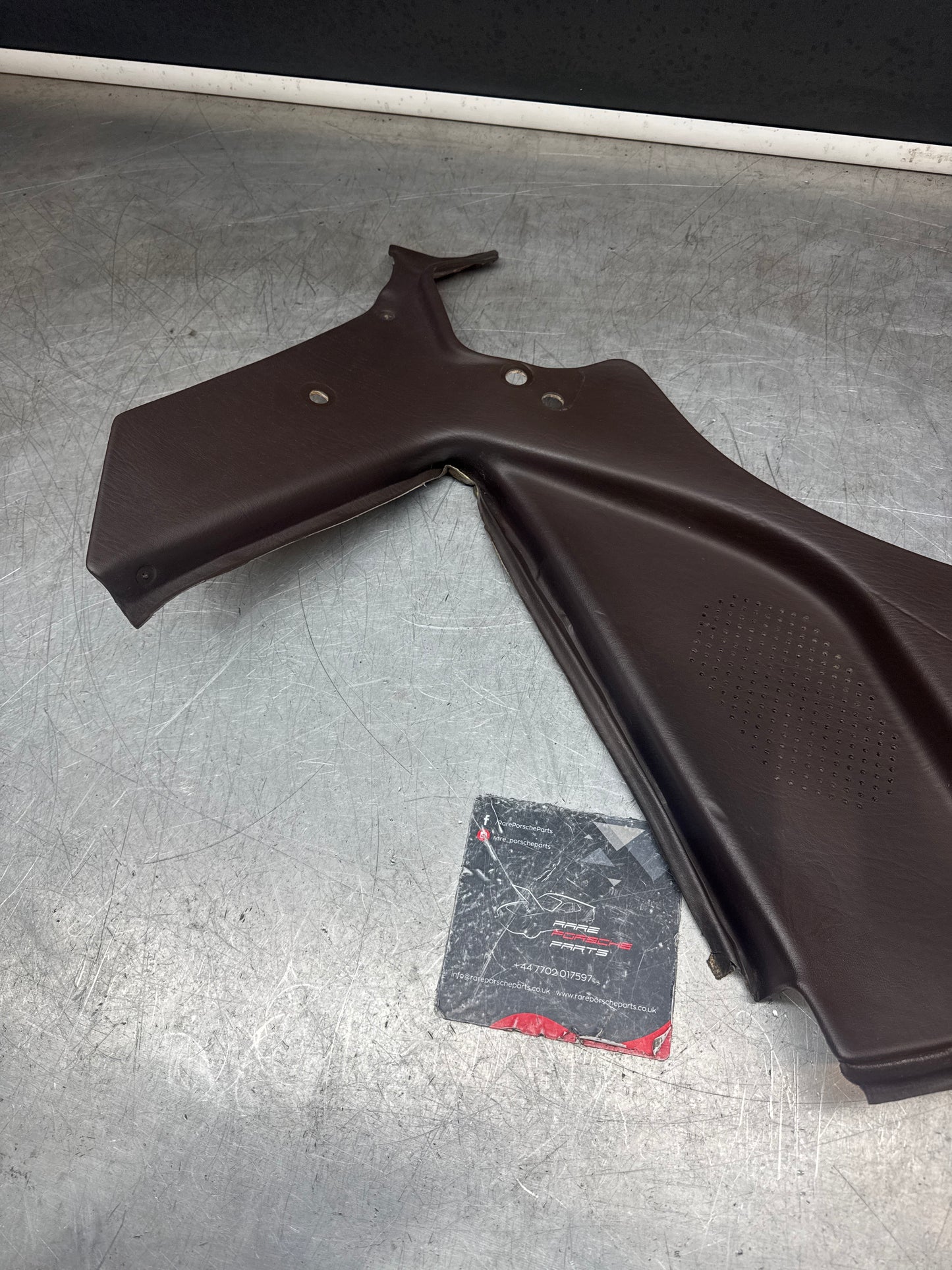 Porsche 944 924 brown rear interior C Post trims/cards. Quarter panel trim used 94455502101 94455502201
