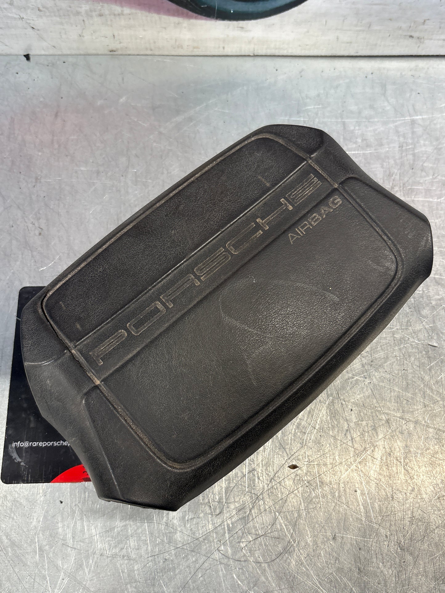 Porsche 911 964 Turbo driver airbag, black, used 94480305503