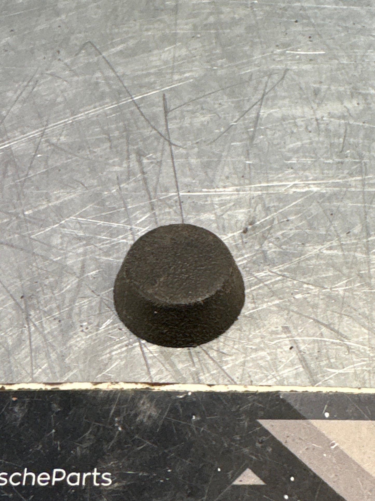 Porsche 924 944 seat belt screw cap, used 803019845