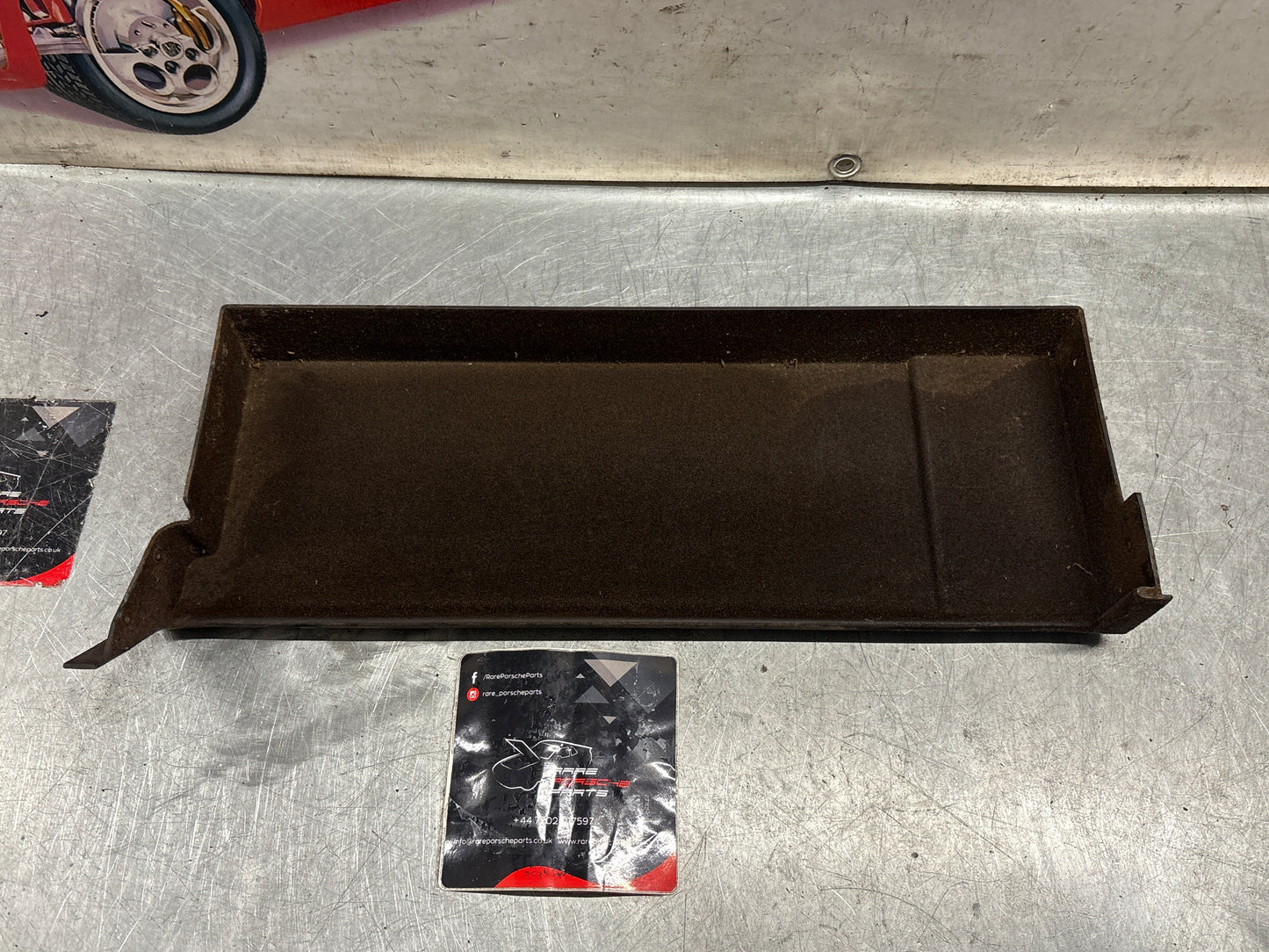 Porsche 924 944 under glove box shelf, brown 477857836 LHD only, used