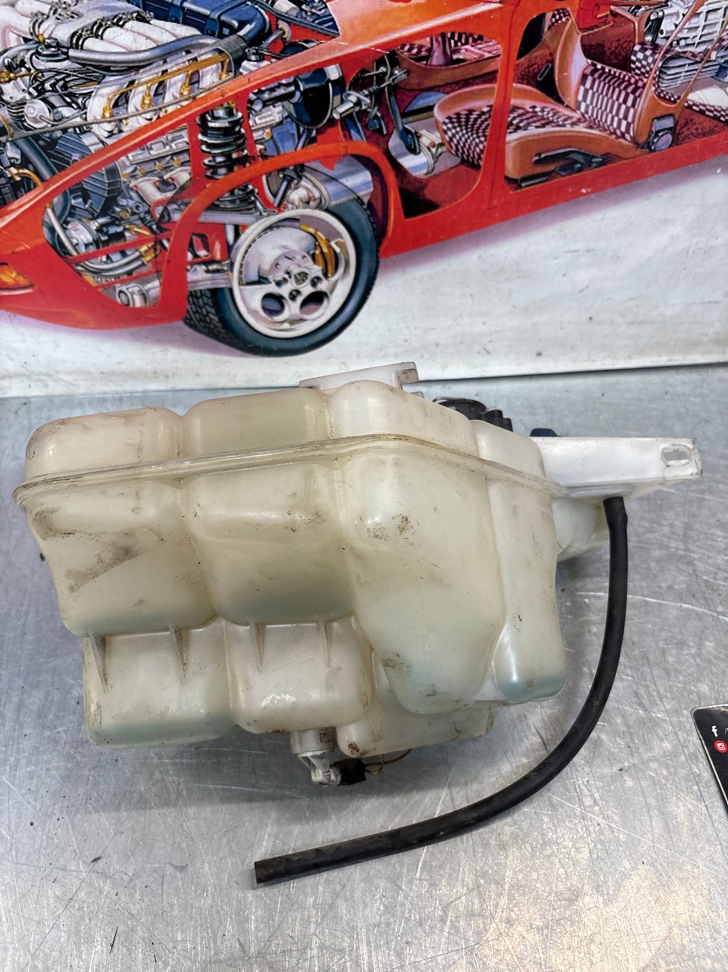 Porsche 911 996.1 coolant expansion tank, used 99610604756