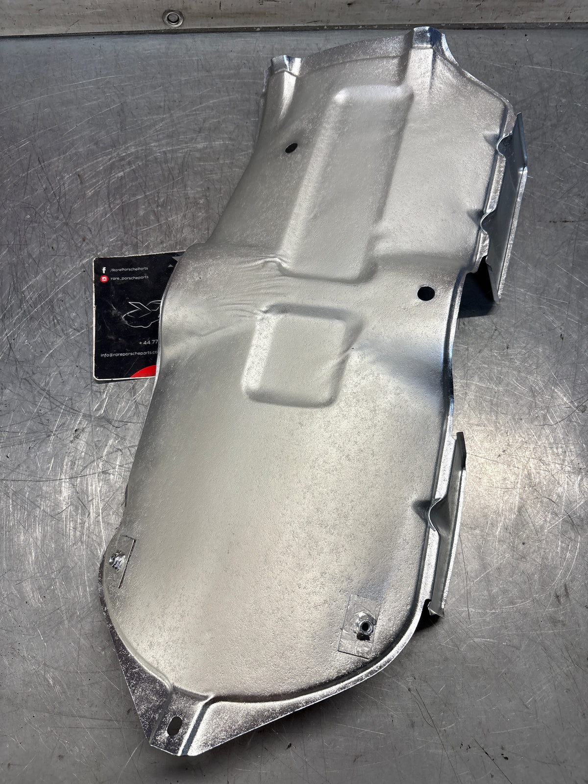 Porsche late 944 exhaust heat shield 94450313900, refurbished