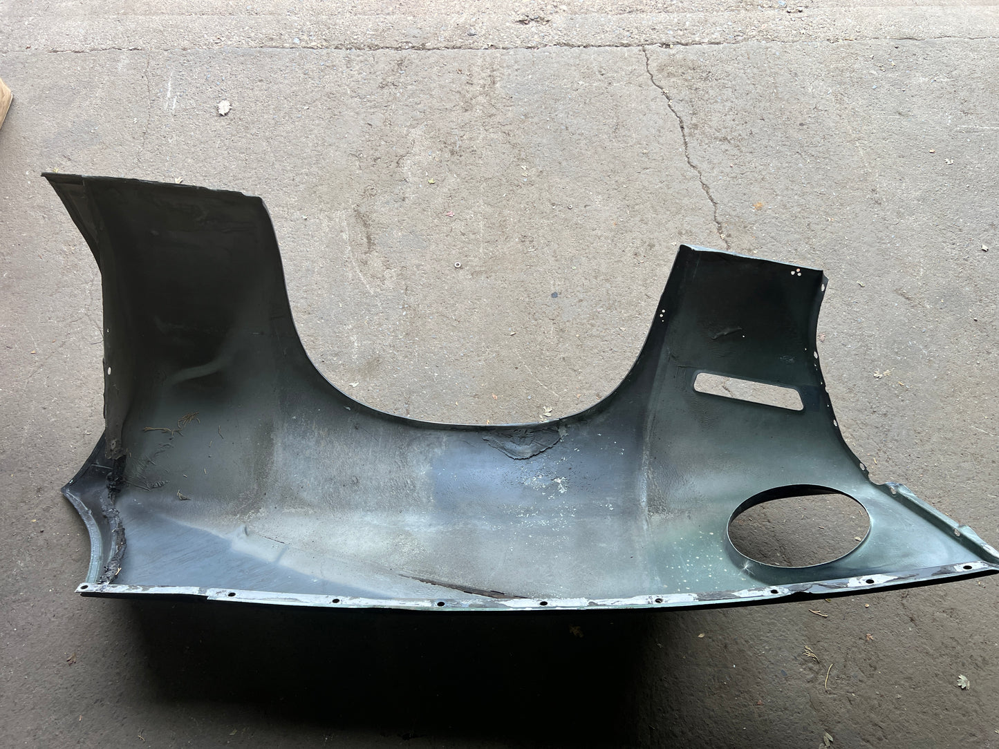 Porsche 928 -87 front right wing, used 92850301202