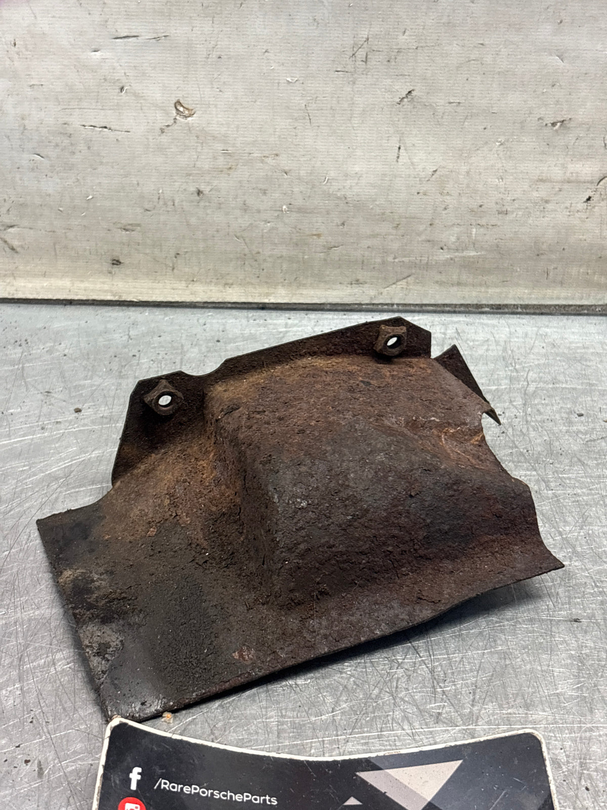 Porsche 914 front air cooling guide plate, used 022119361
