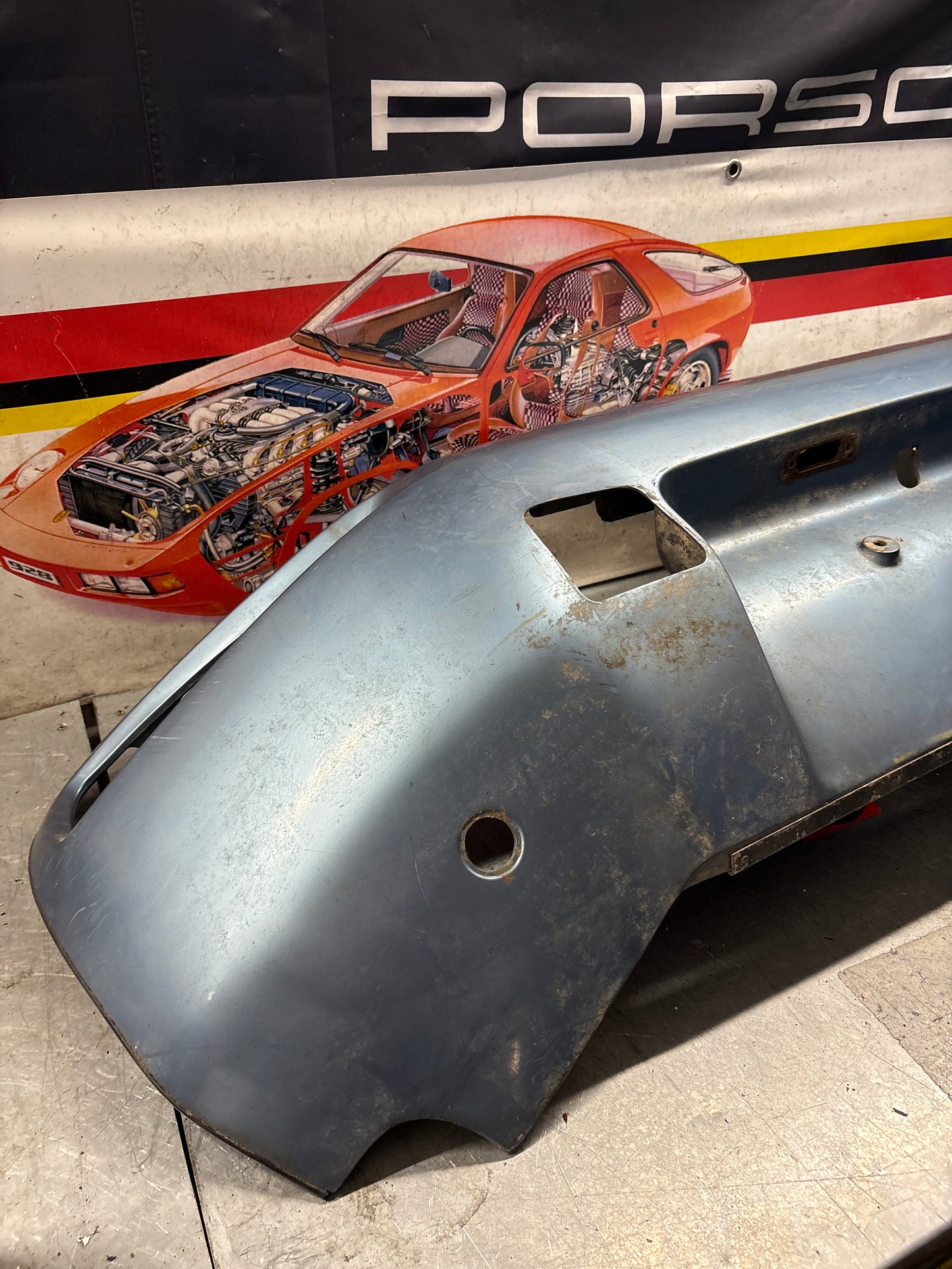 Porsche 928S rear bumper, used 92850502303 / 474181