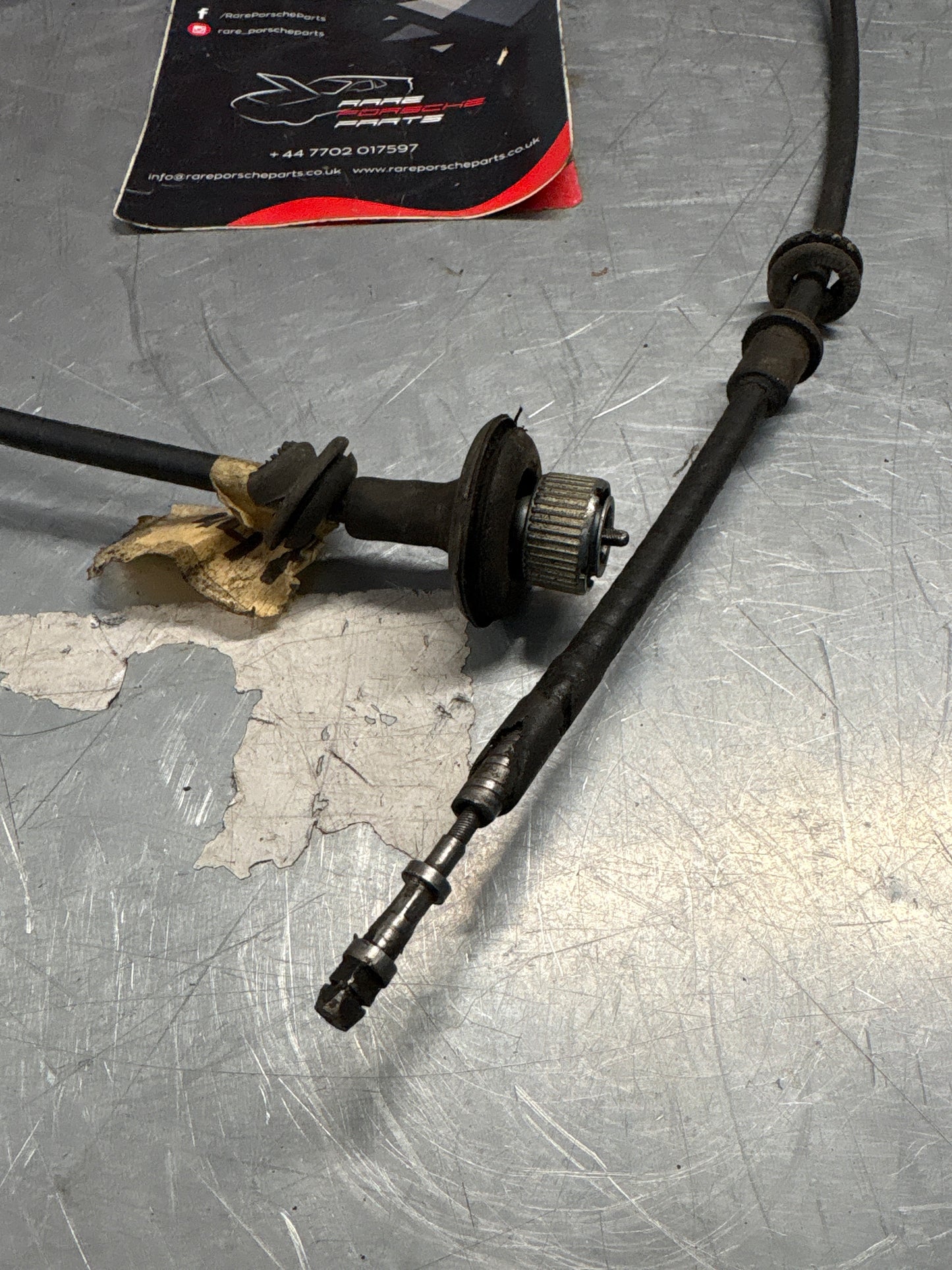Porsche 924 early 944 LHD Speedo cable, 142957801C used