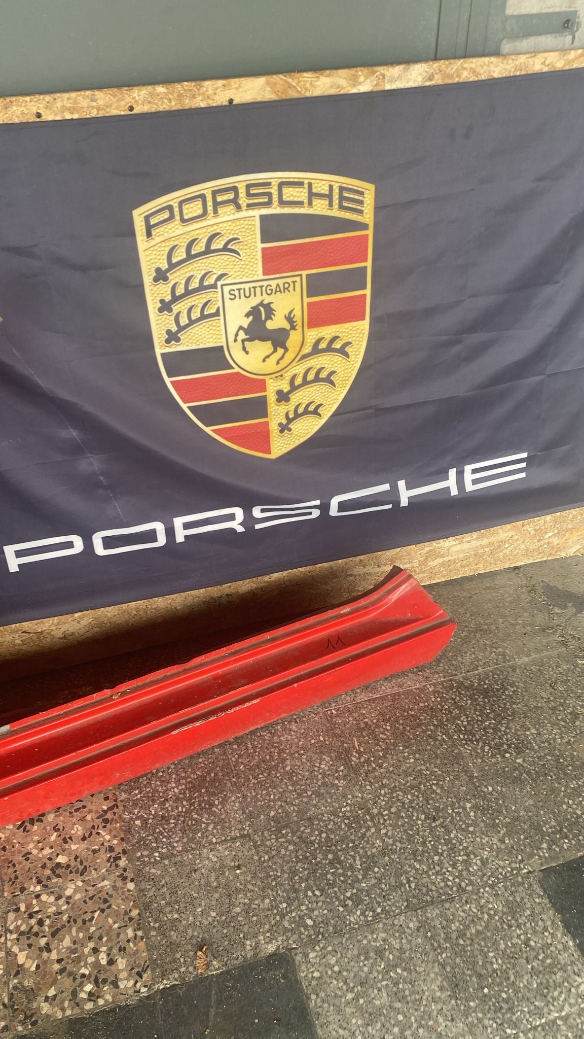 Porsche 944 left sill section with A pillar 94450361102