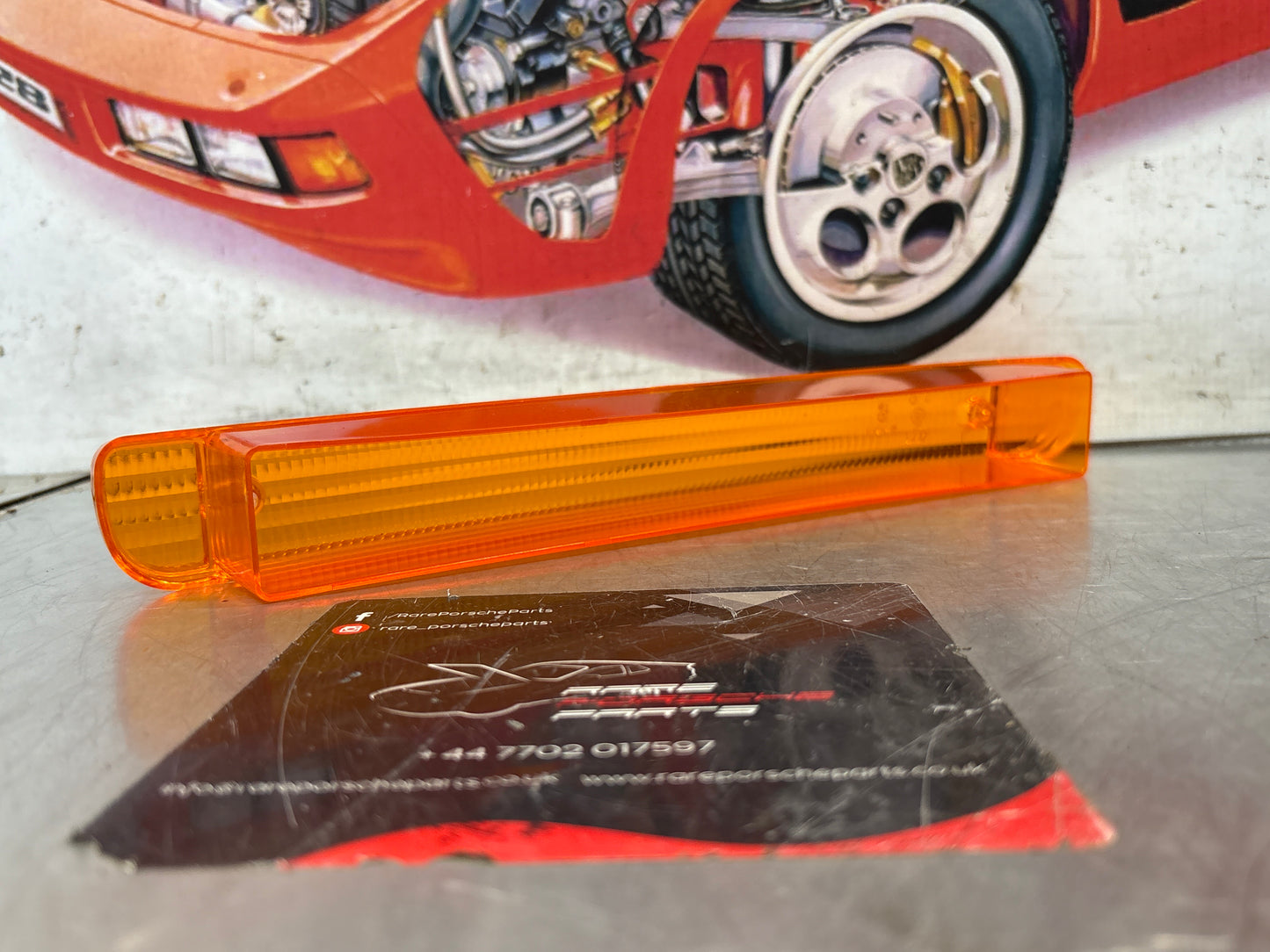 Porsche 944 S2 / Turbo left hand indicator lens Bosch 95163116101 new