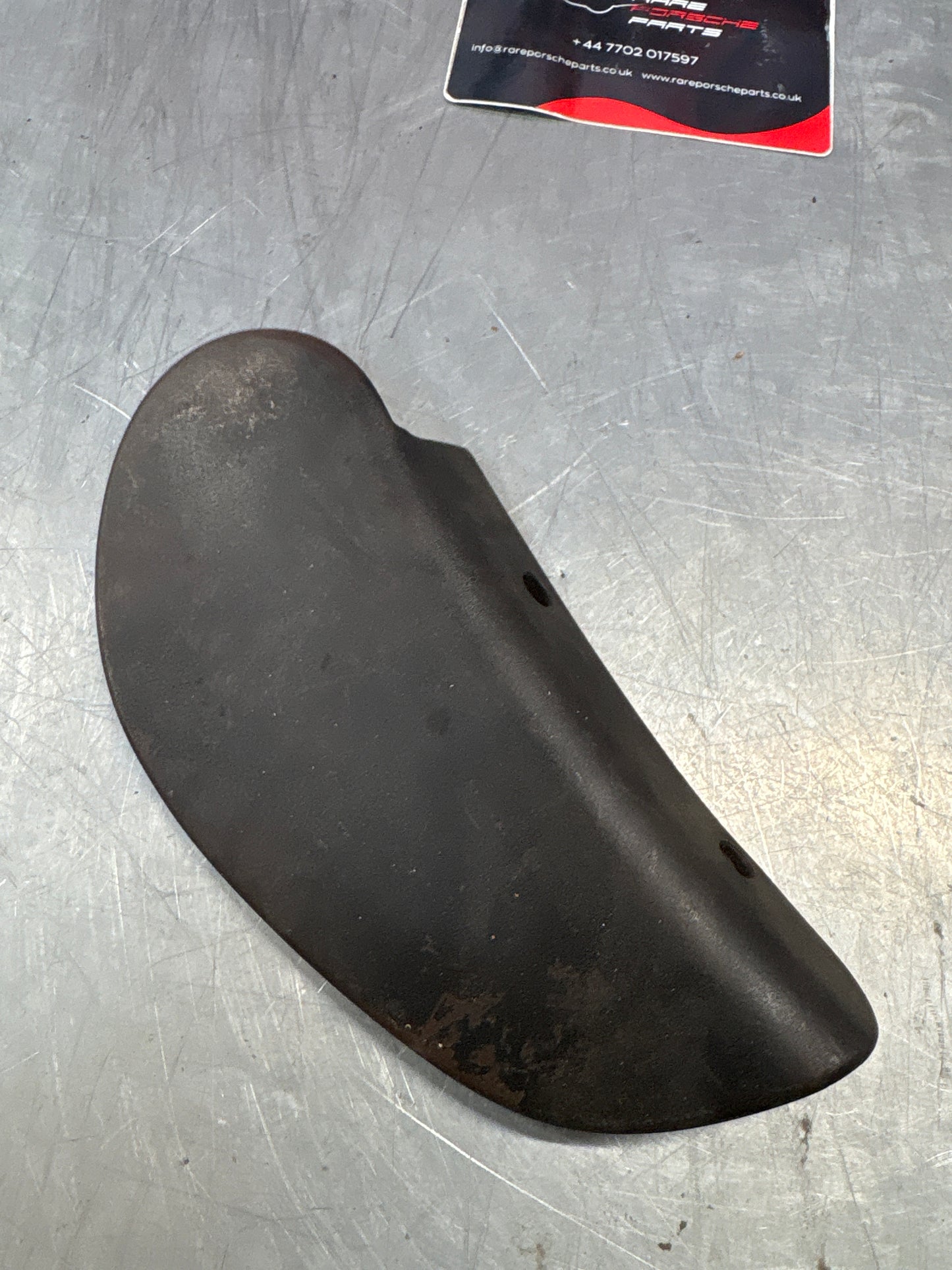 Porsche 928 seat hinge cover brown painted to black used 92852114802