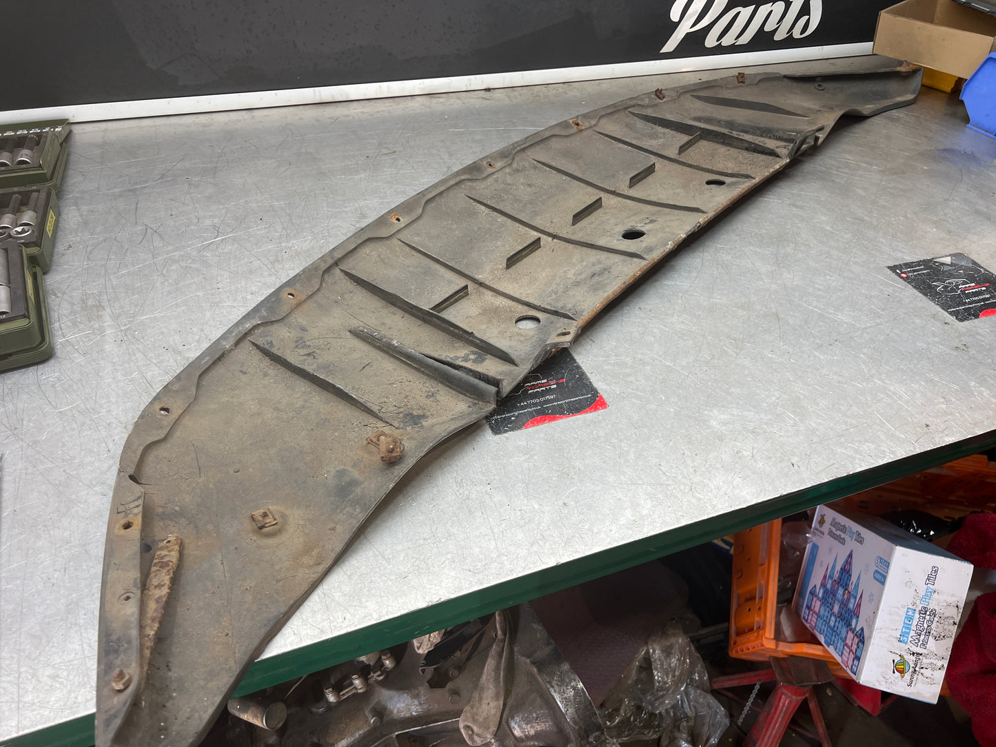 Porsche 944 S2 Used Front bumper undertray / closer panel (Batwing) 95150537500