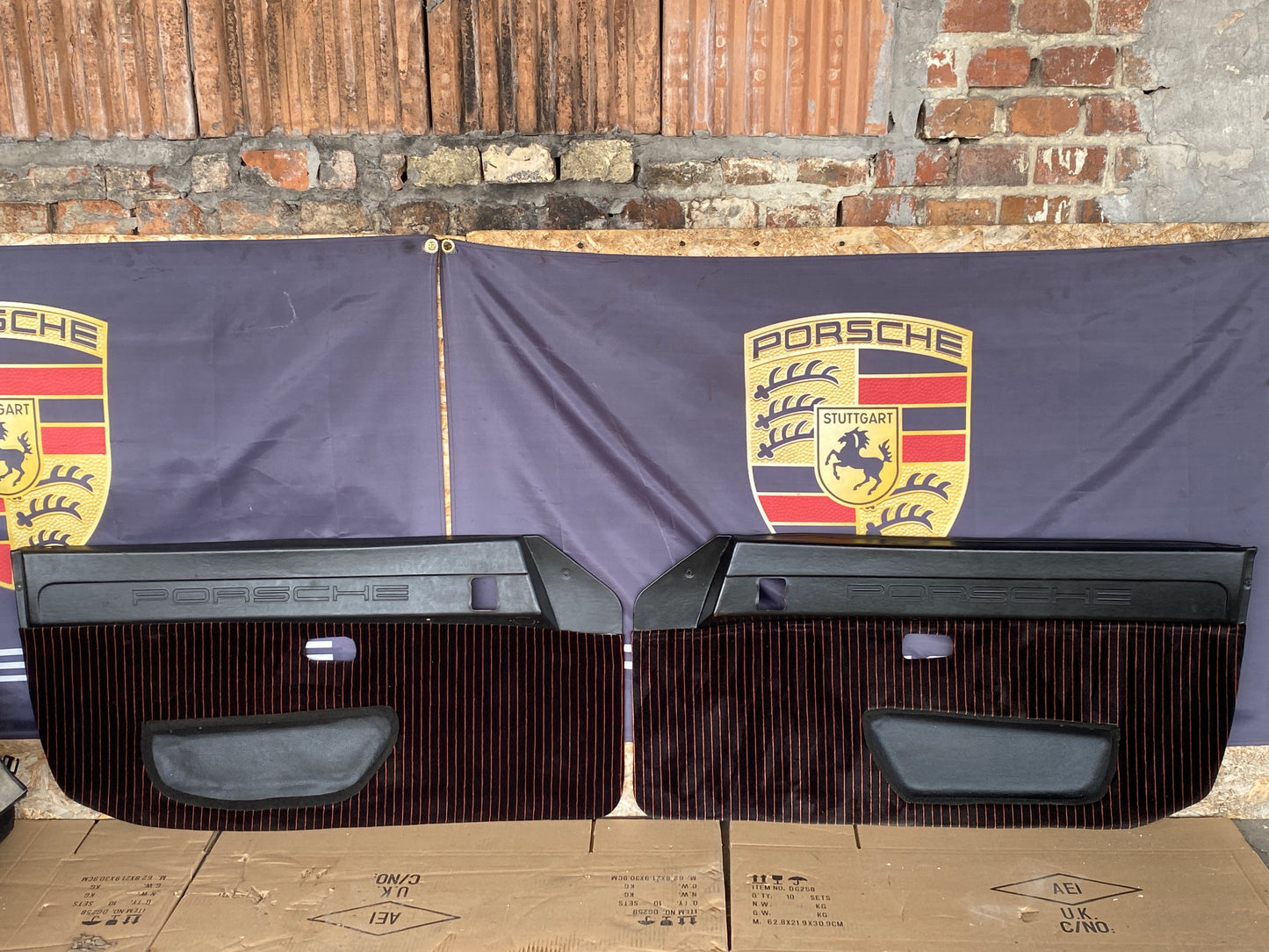 Porsche 924 Carrera GT Seat set with door cards, refurbished