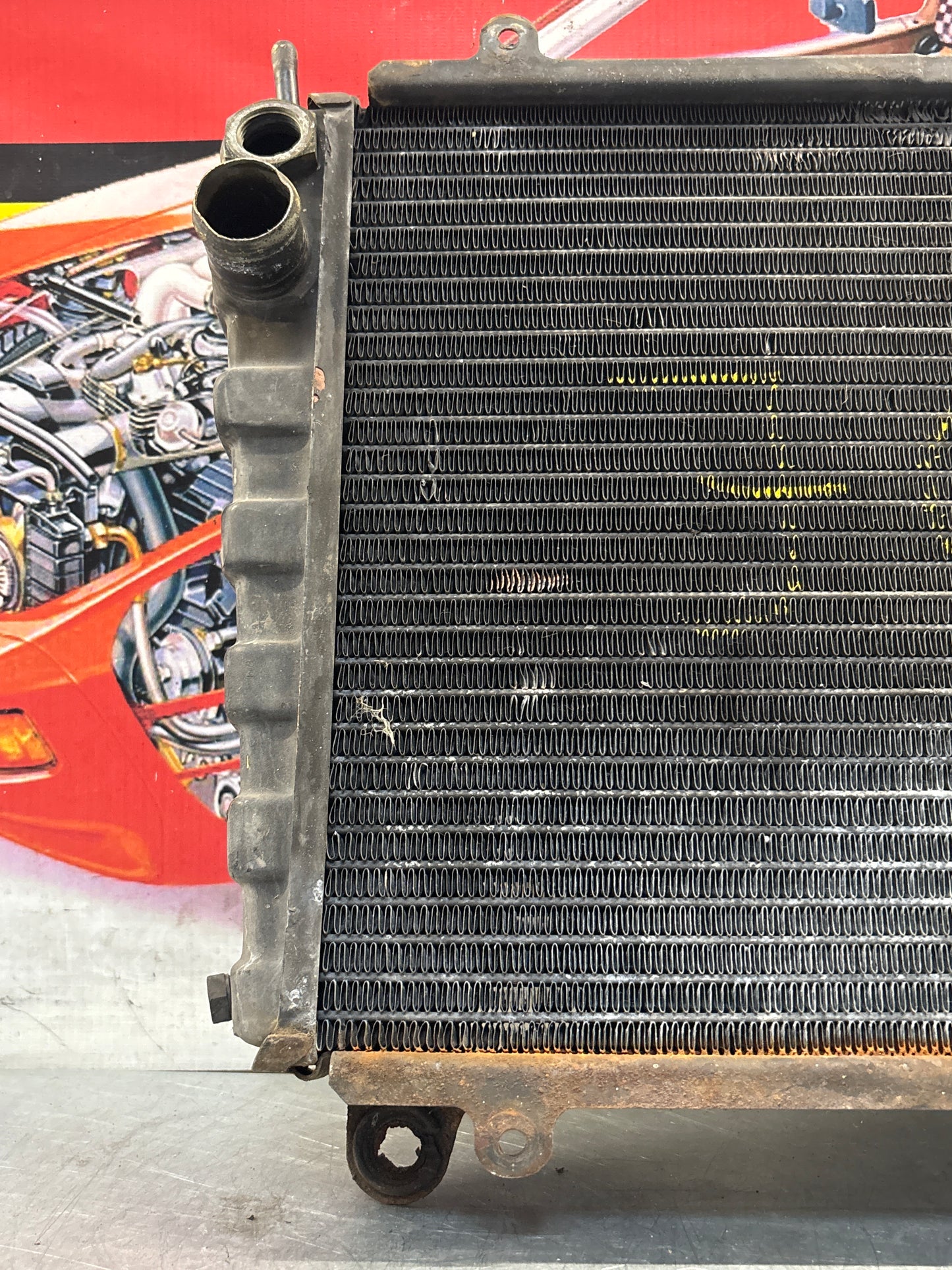 Porsche 924 radiator used 477121251A pressure tested