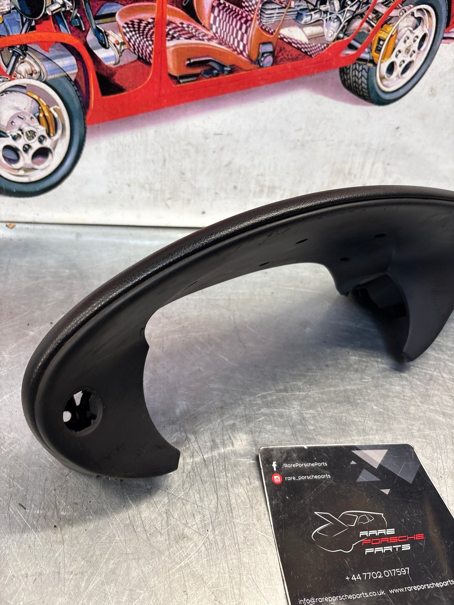 Porsche Boxster 986 dashboard cluster trim,black used 98655205500 / 98655205501