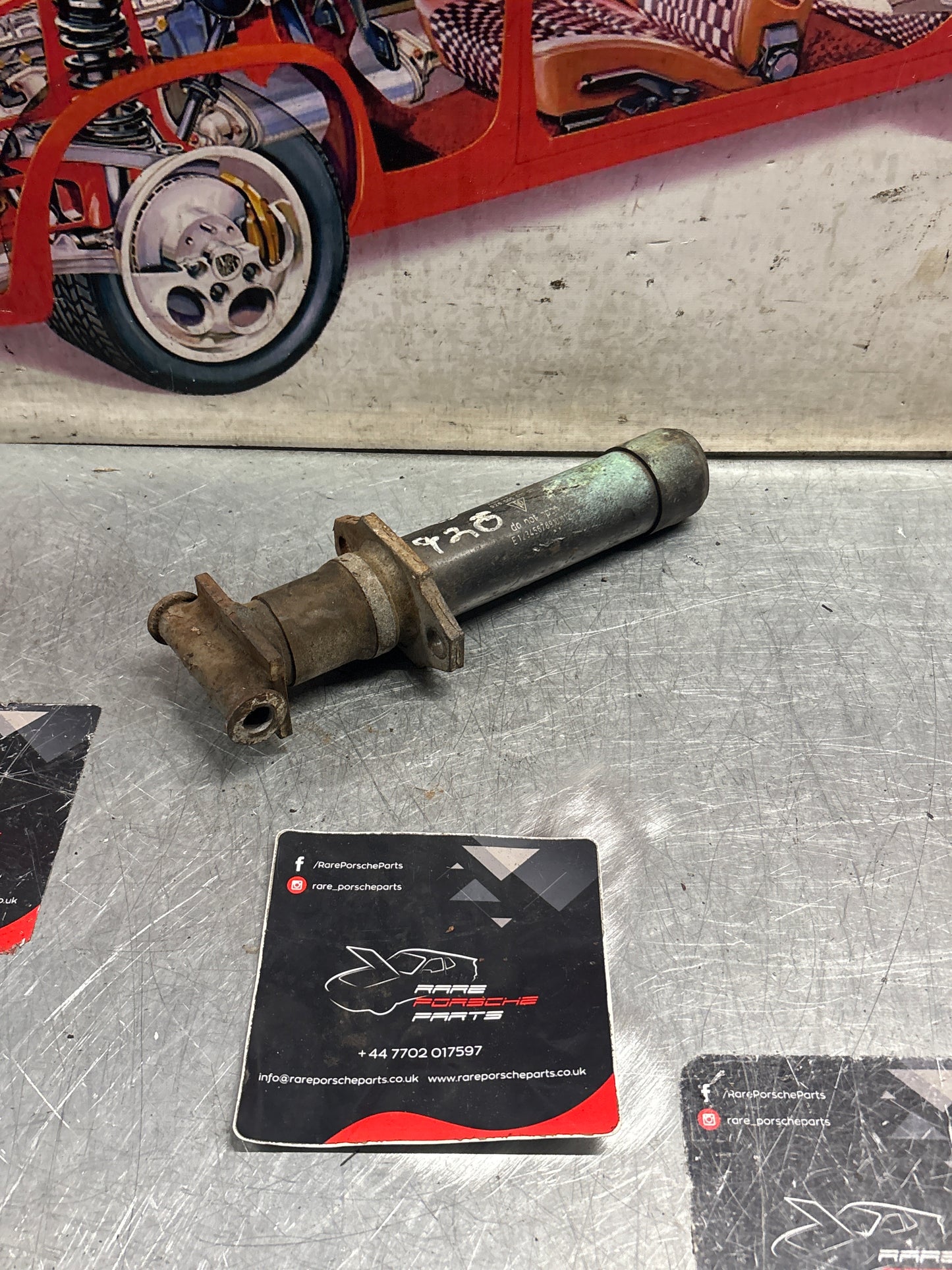 Porsche 928 bumper impact absorber, used 92850501503