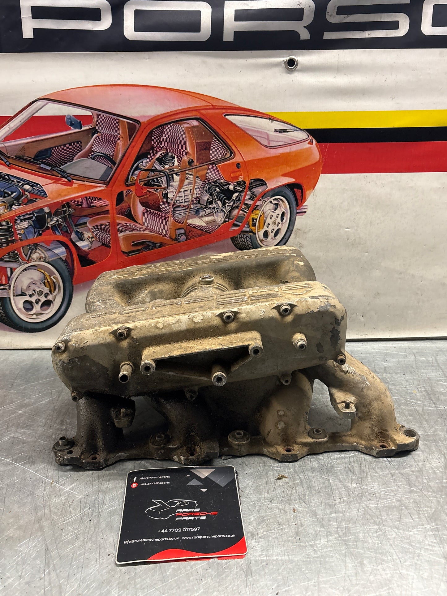 Porsche 928 S4 Intake manifold, used 9281105462R