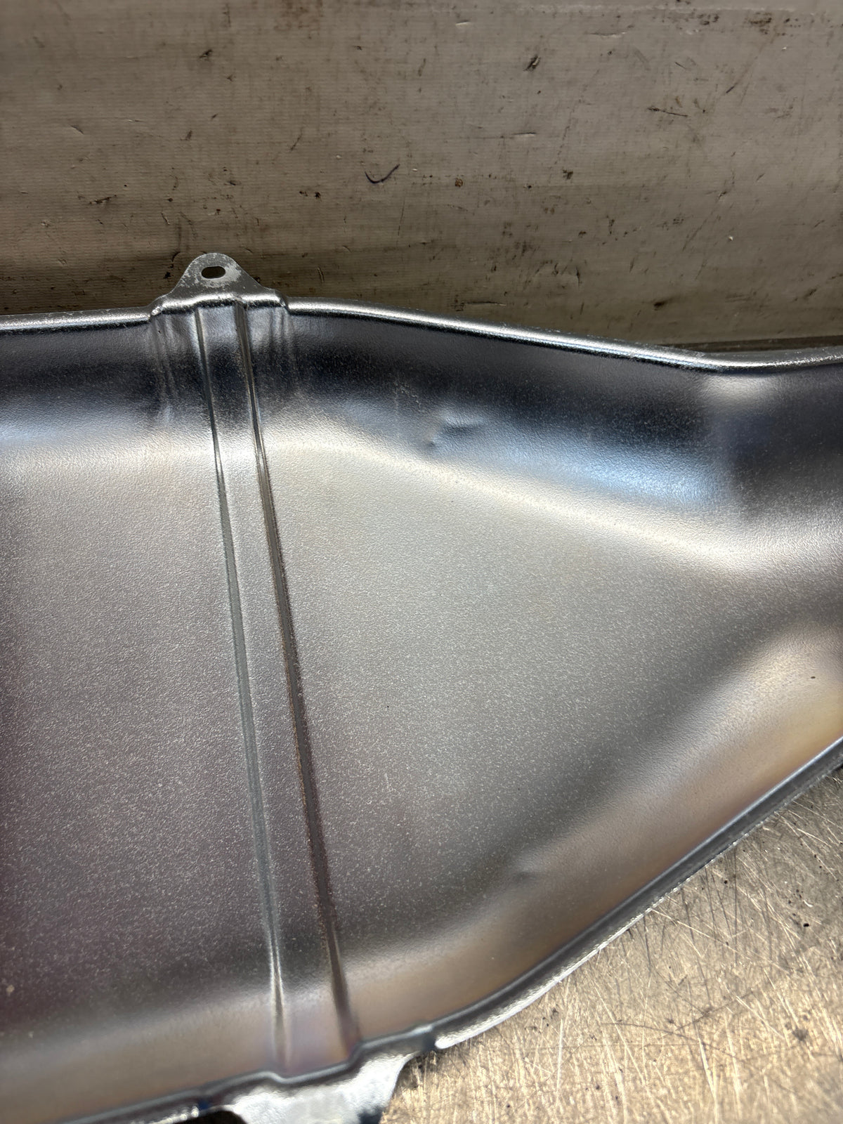 Porsche 928 heat protection plate, 92850449101, refurbished