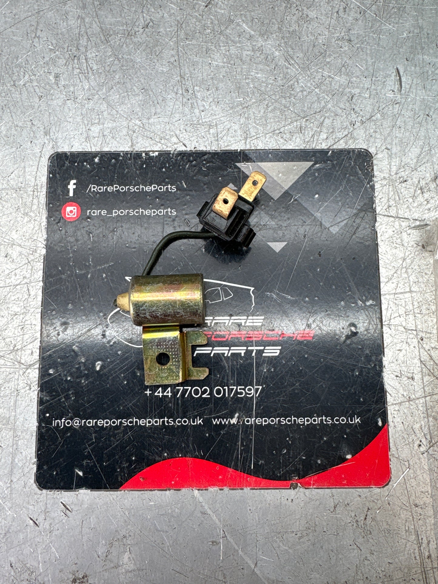 Porsche 924 -79 Beru ignition distributor condenser, used 060905295