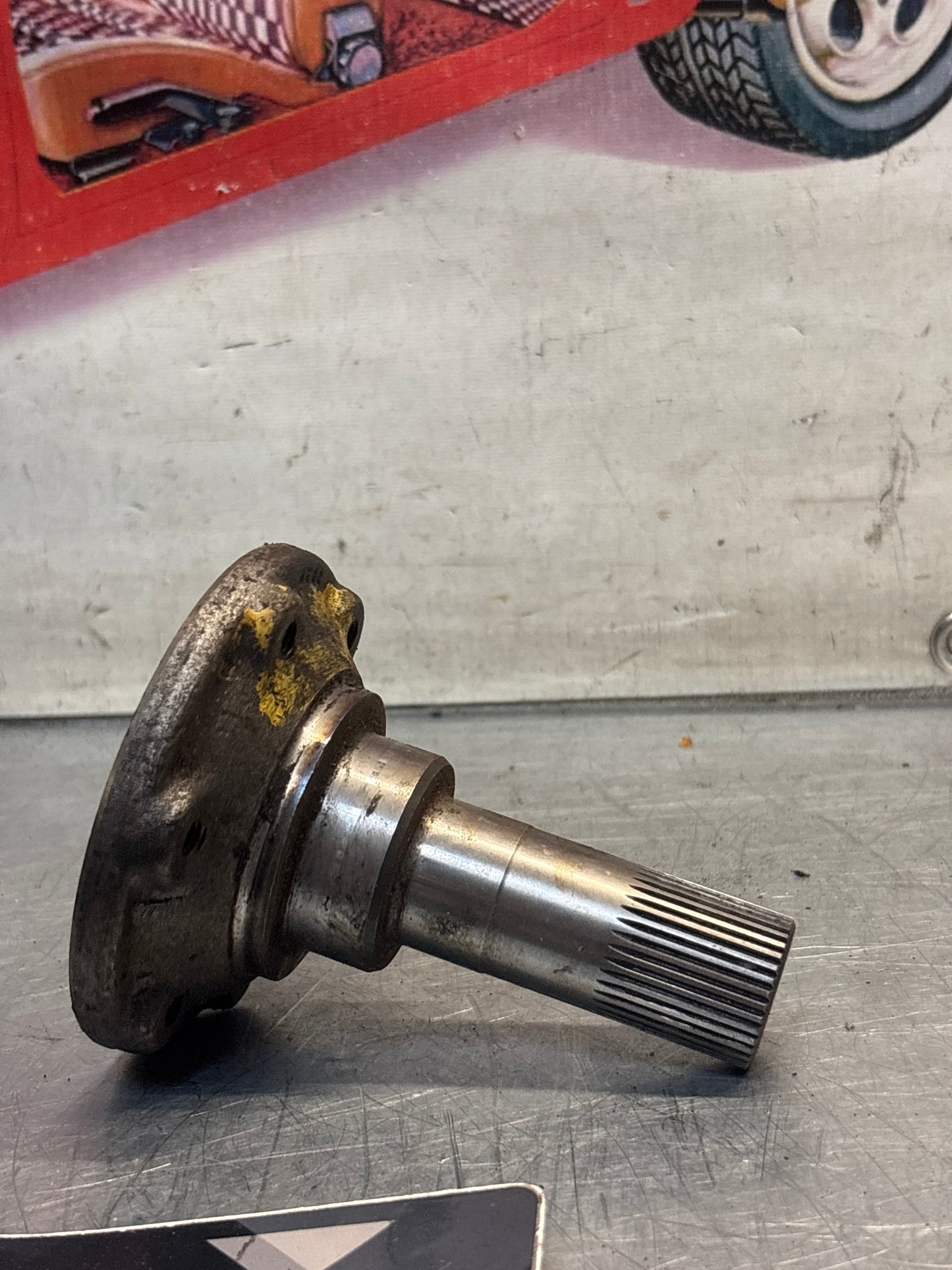 Porsche 924 / 944 2.5,2.7 automatic gearbox flanged shaft, used 087409355