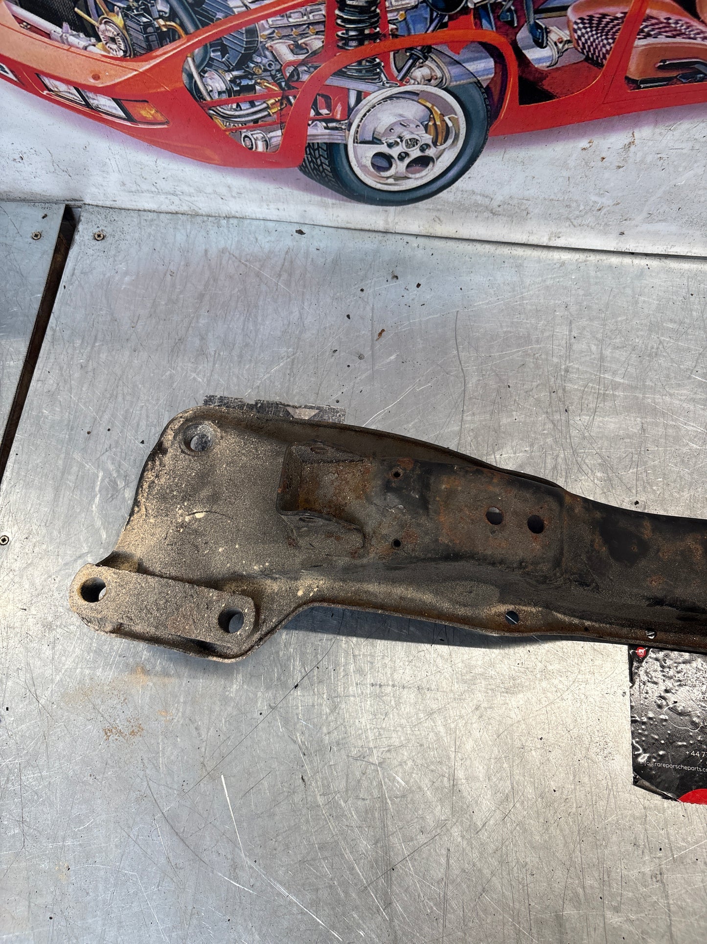 Porsche 928 82-85 engine mount, used 92837501106