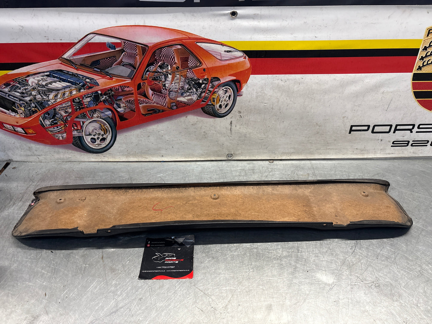 Porsche 924 944 sunroof mechanism trim panel Black 1984 onwards 94455594100