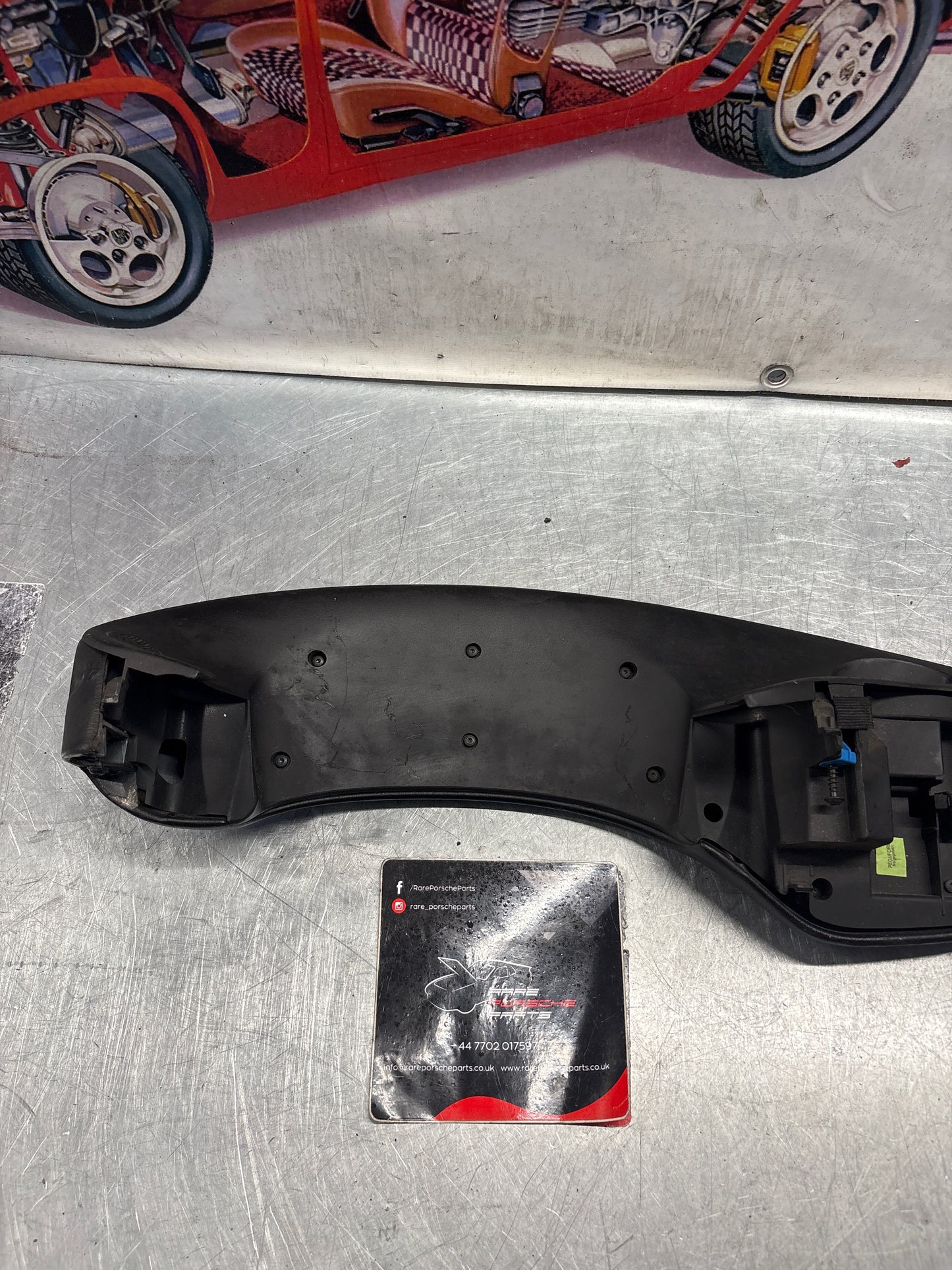 Porsche Boxster 986 dashboard cluster trim,black used 98655205500 / 98655205501