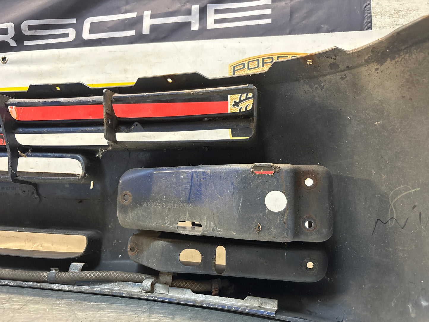 Porsche 944 S2 / Late turbo front bumper, used condition 95150537100